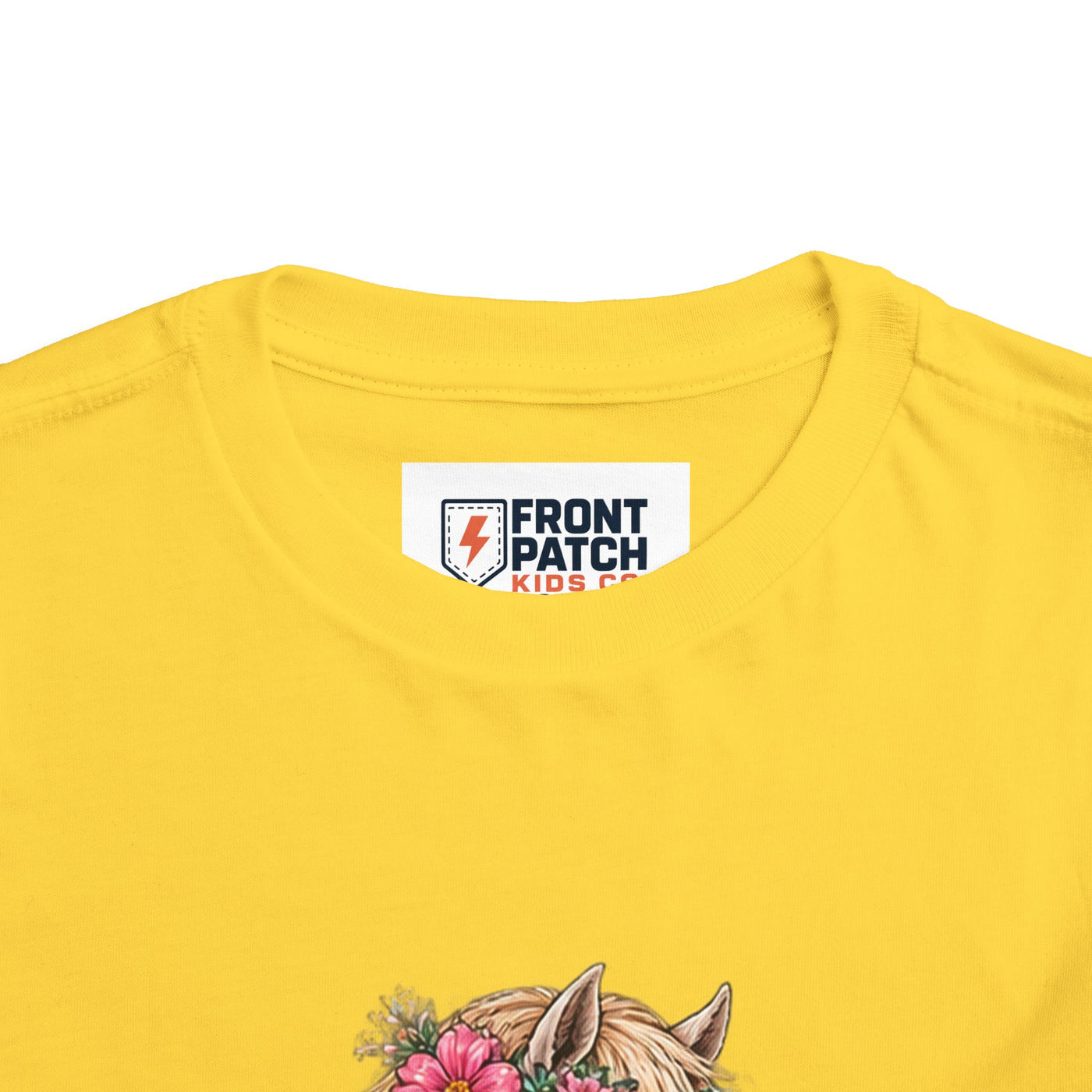Toddler Tee — Floral Horse "Kind Hearts Bright Days" Cute Pony Shirt