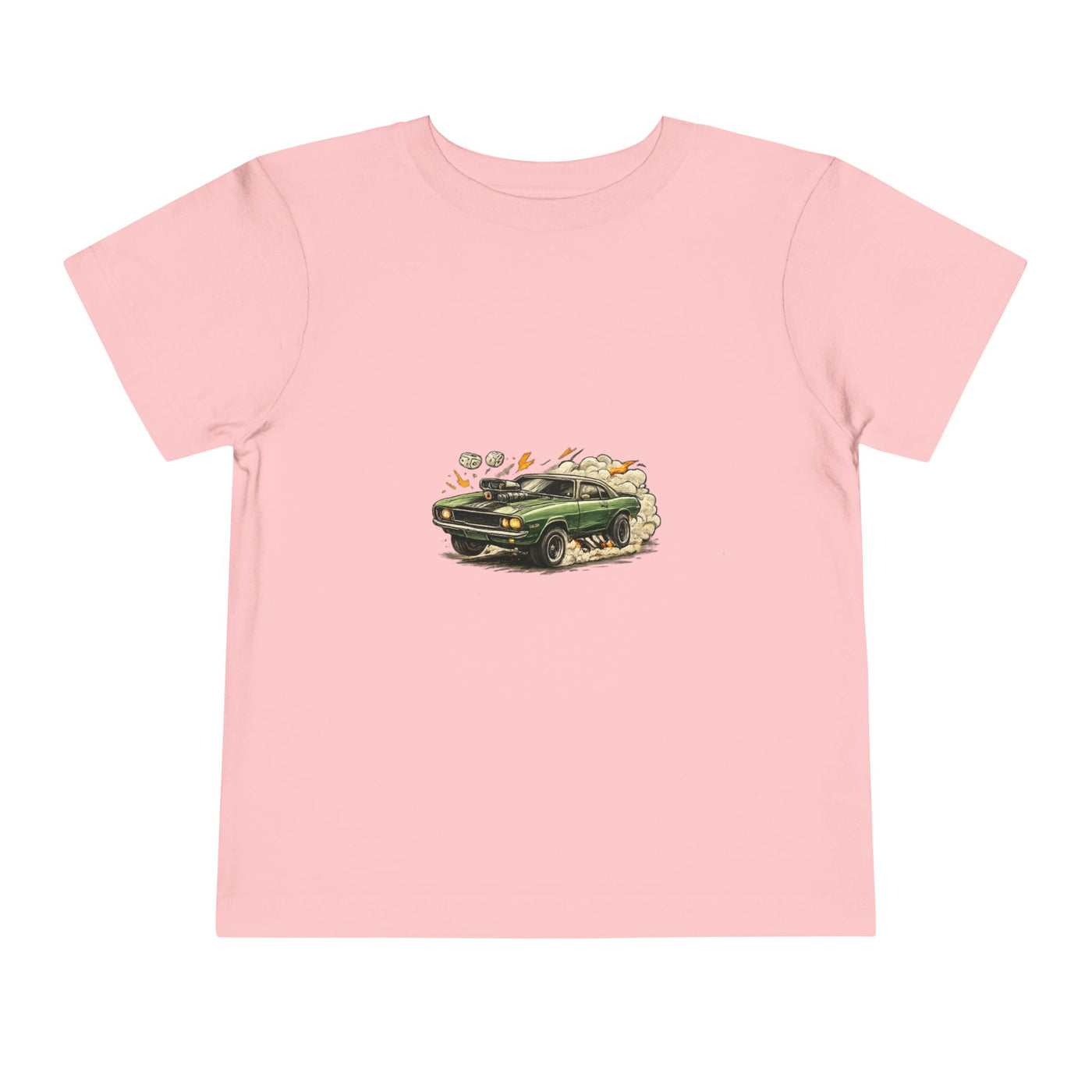 Toddler Tee – Vintage Green Truck Graphic