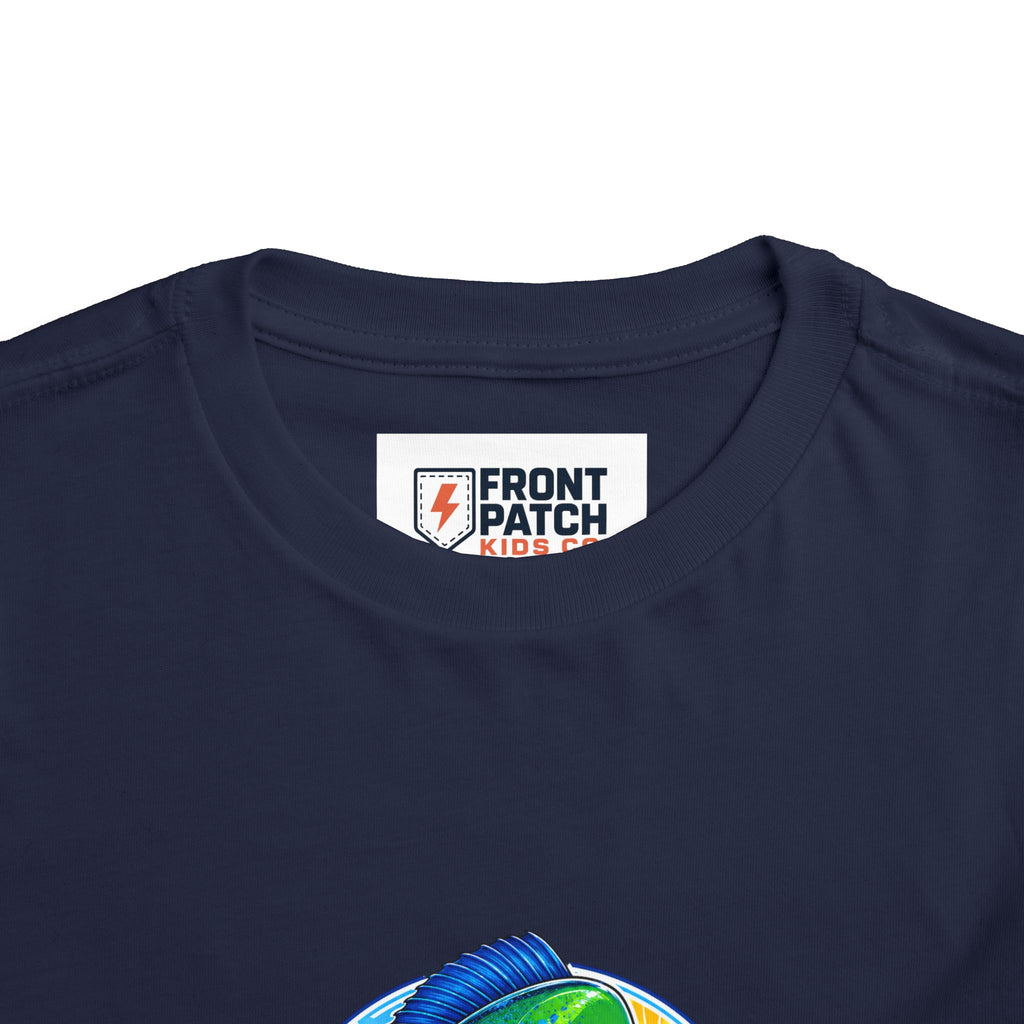 Toddler Tee — Colorful Mahi Mahi Fish Surf Ocean Graphic