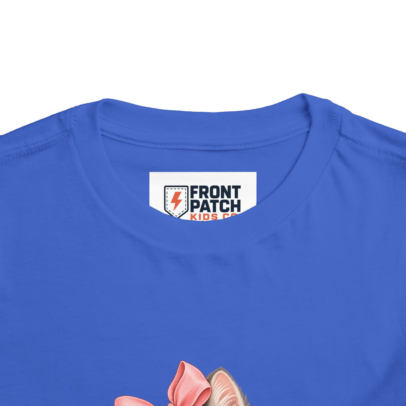 Toddler Tee — "Kitten Club" Cute Floral Bow Cat Shirt