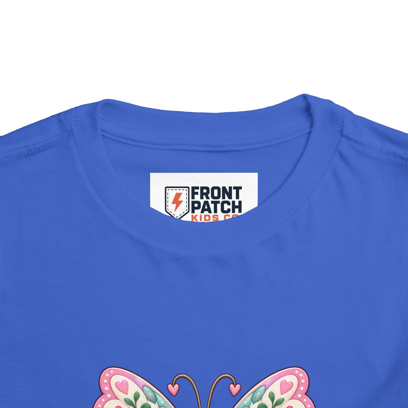Toddler Tee — Pink Butterfly “Be Kind Be You” Floral Graphic