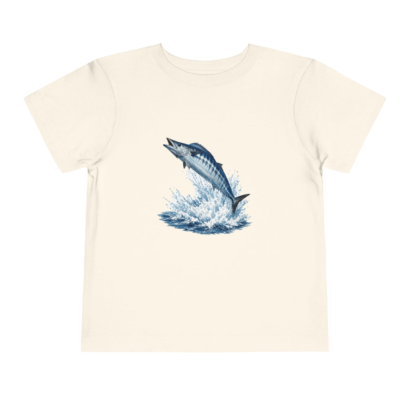 Toddler Tee - Blue Leaping Tuna Fish Graphic