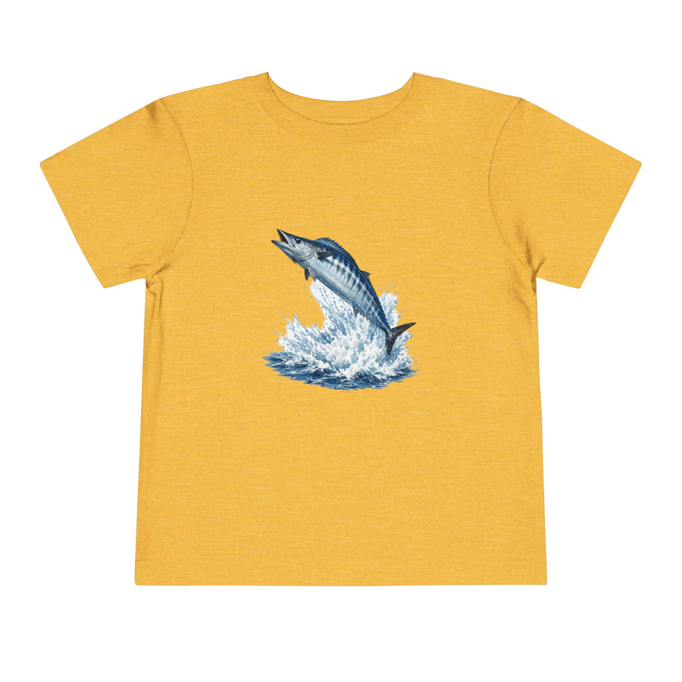 Toddler Tee - Blue Leaping Tuna Fish Graphic