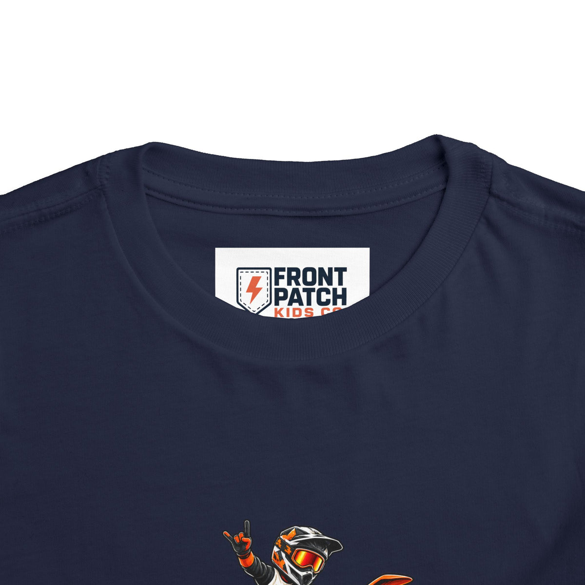 Toddler Tee — "Full Send" Dirt Bike Graphic