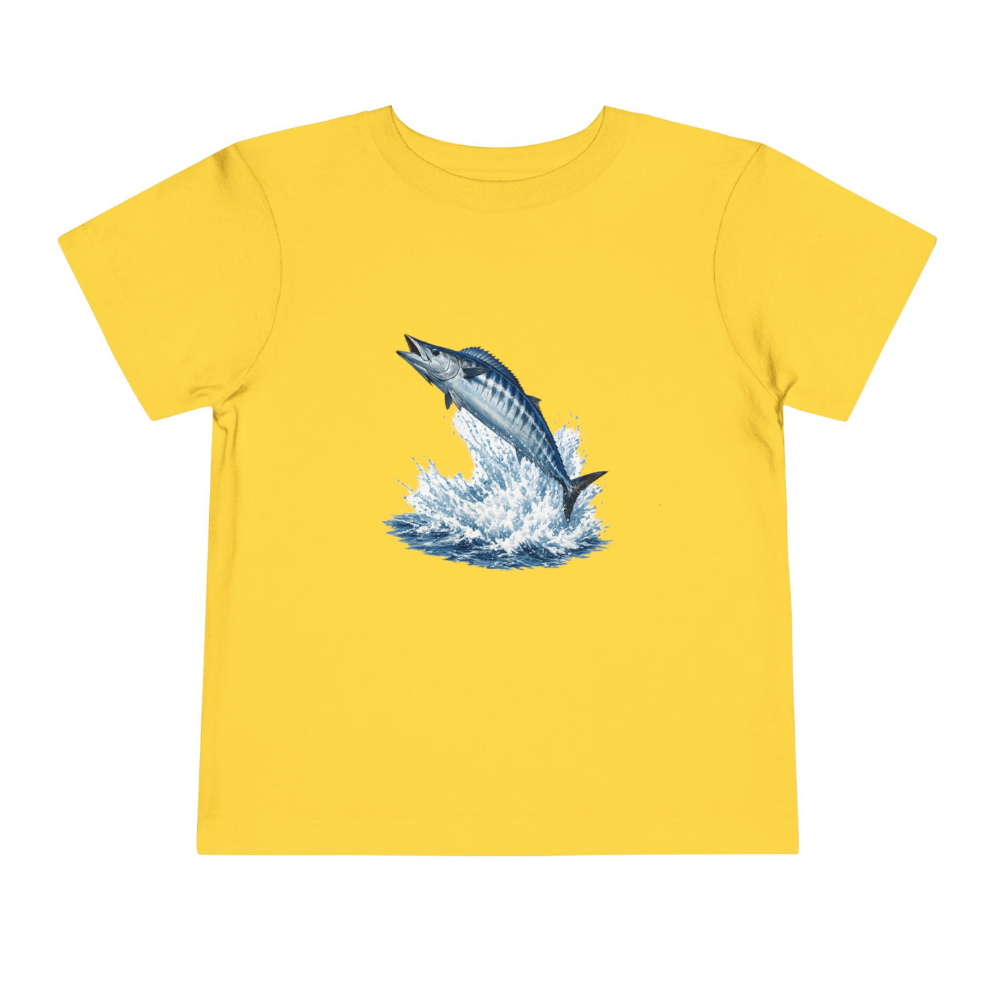 Toddler Tee - Blue Leaping Tuna Fish Graphic