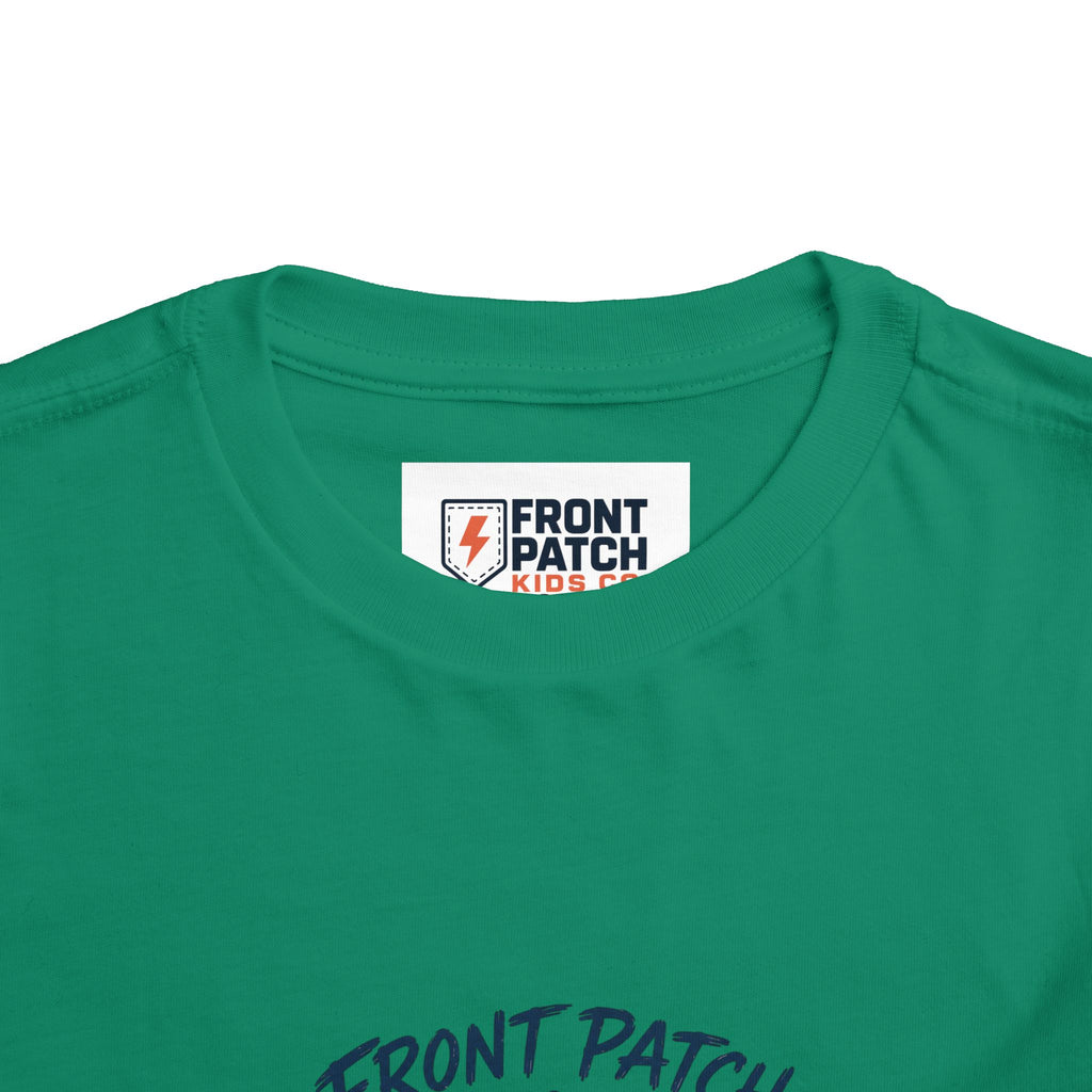Toddler Shark Tee - "Front Patch" Ocean Shark Graphic Kids Shirt