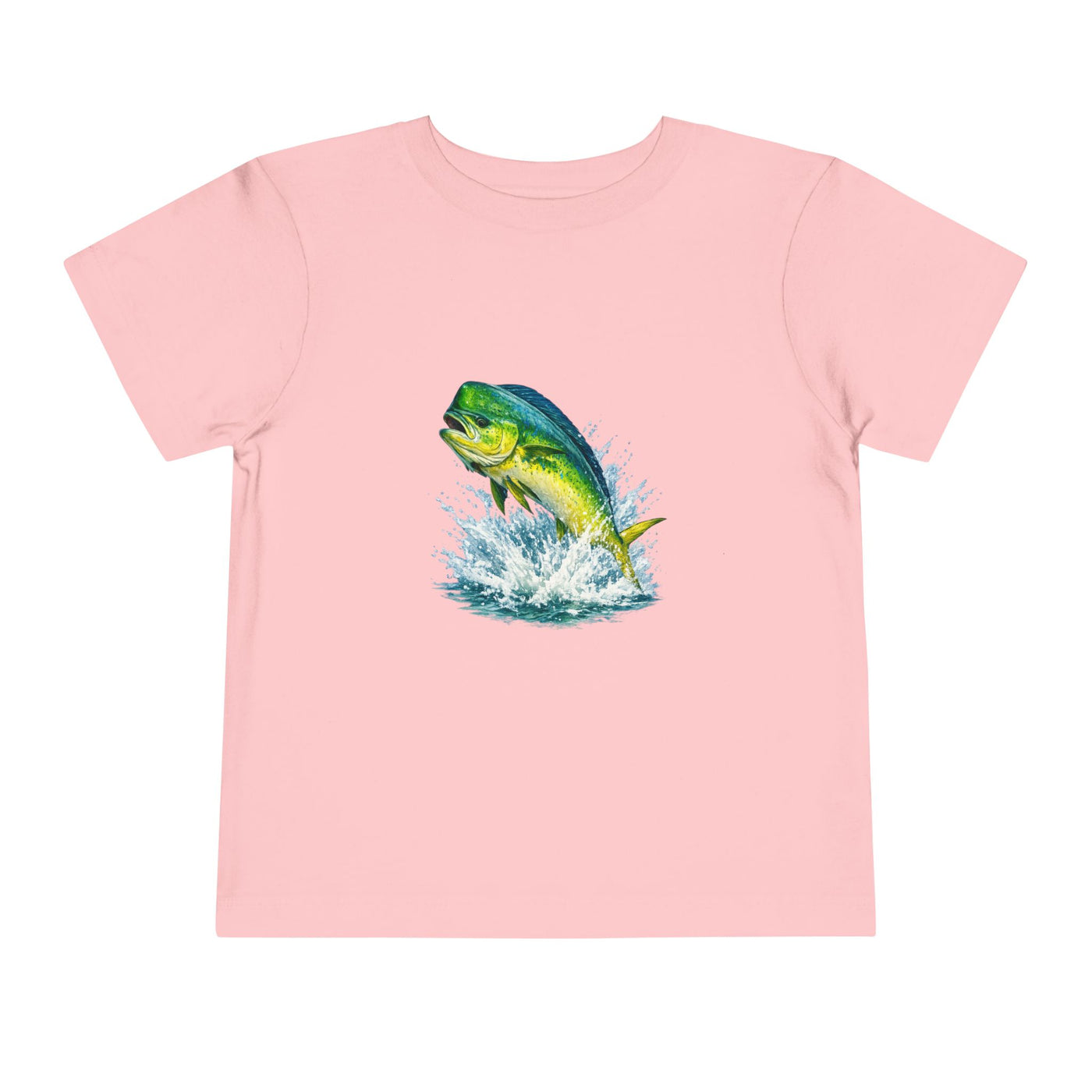 Toddler Tee — Colorful Leaping Mahi Mahi Fish Graphic