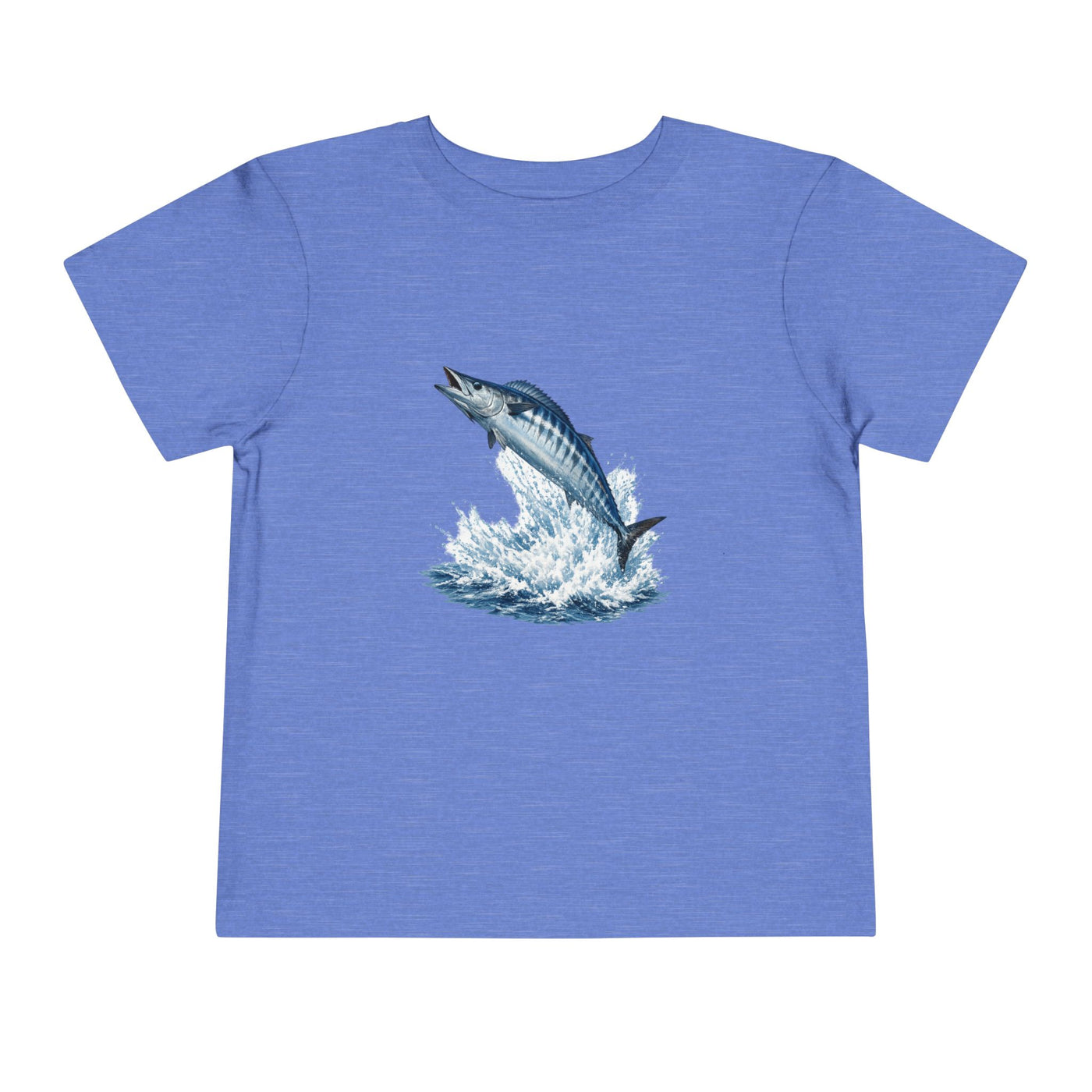 Toddler Tee - Blue Leaping Tuna Fish Graphic