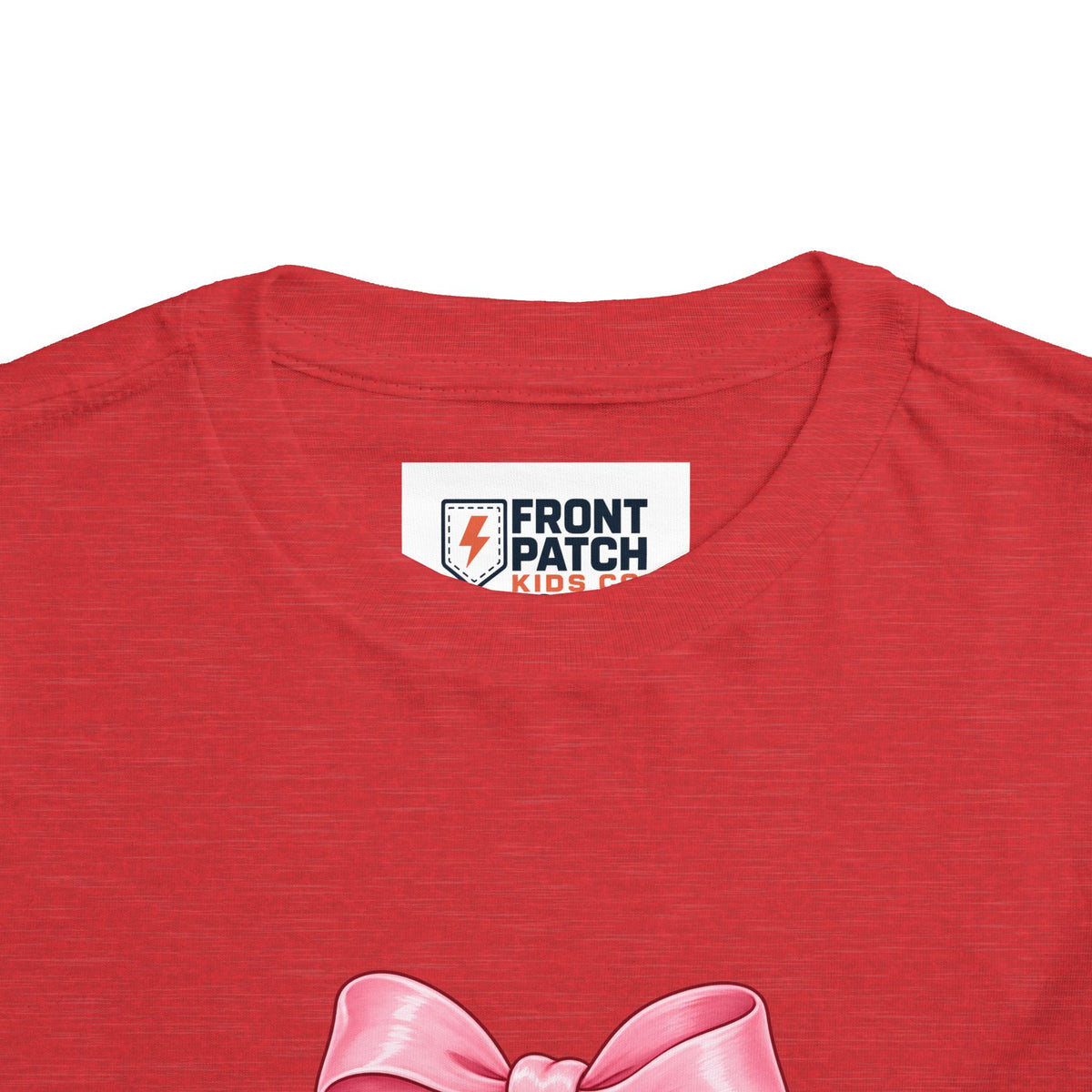 Toddler Cherry Happy Tee — Cute Pink Bow Cherries Kids Shirt