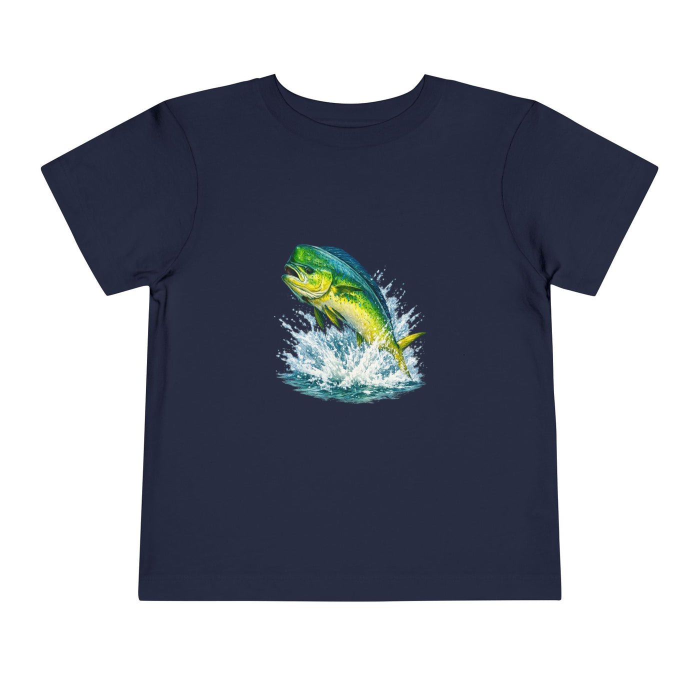 Toddler Tee — Colorful Leaping Mahi Mahi Fish Graphic