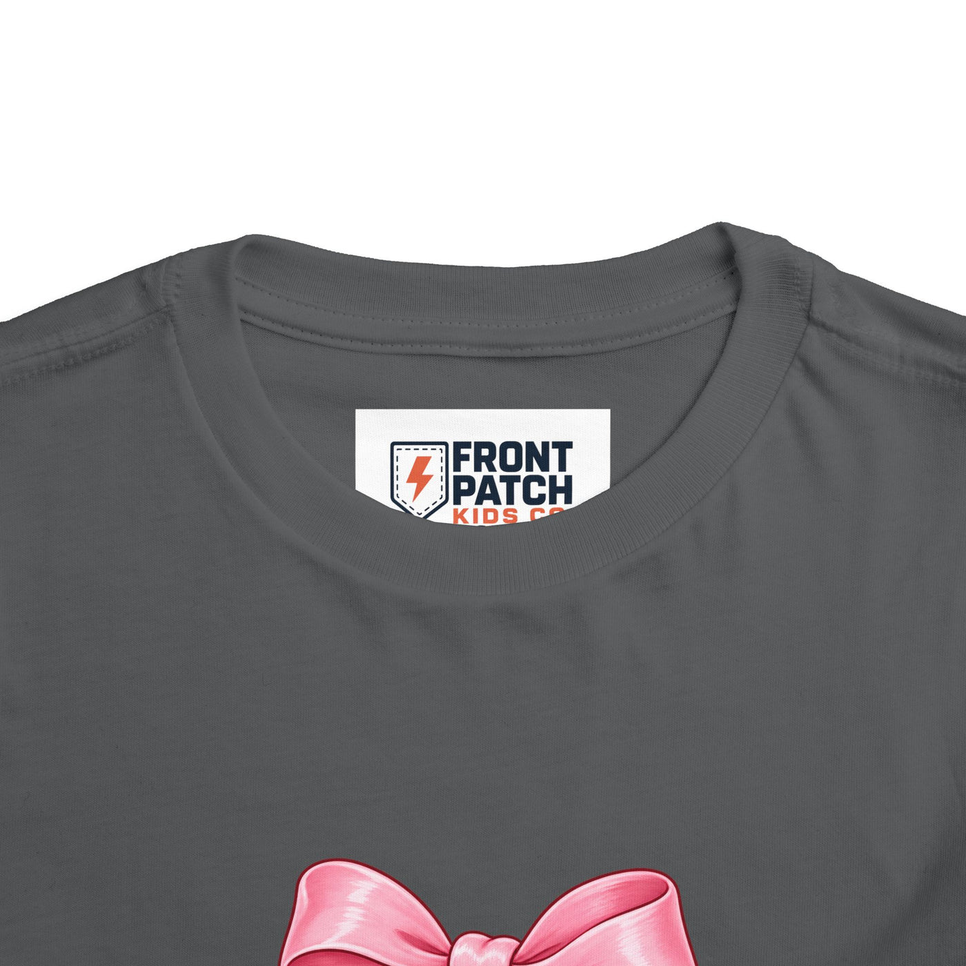 Toddler Cherry Happy Tee — Cute Pink Bow Cherries Kids Shirt