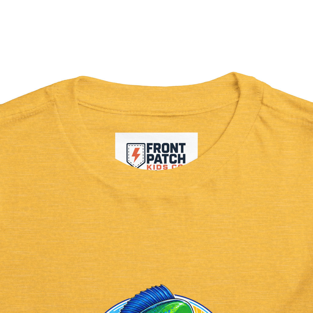 Toddler Tee — Colorful Mahi Mahi Fish Surf Ocean Graphic
