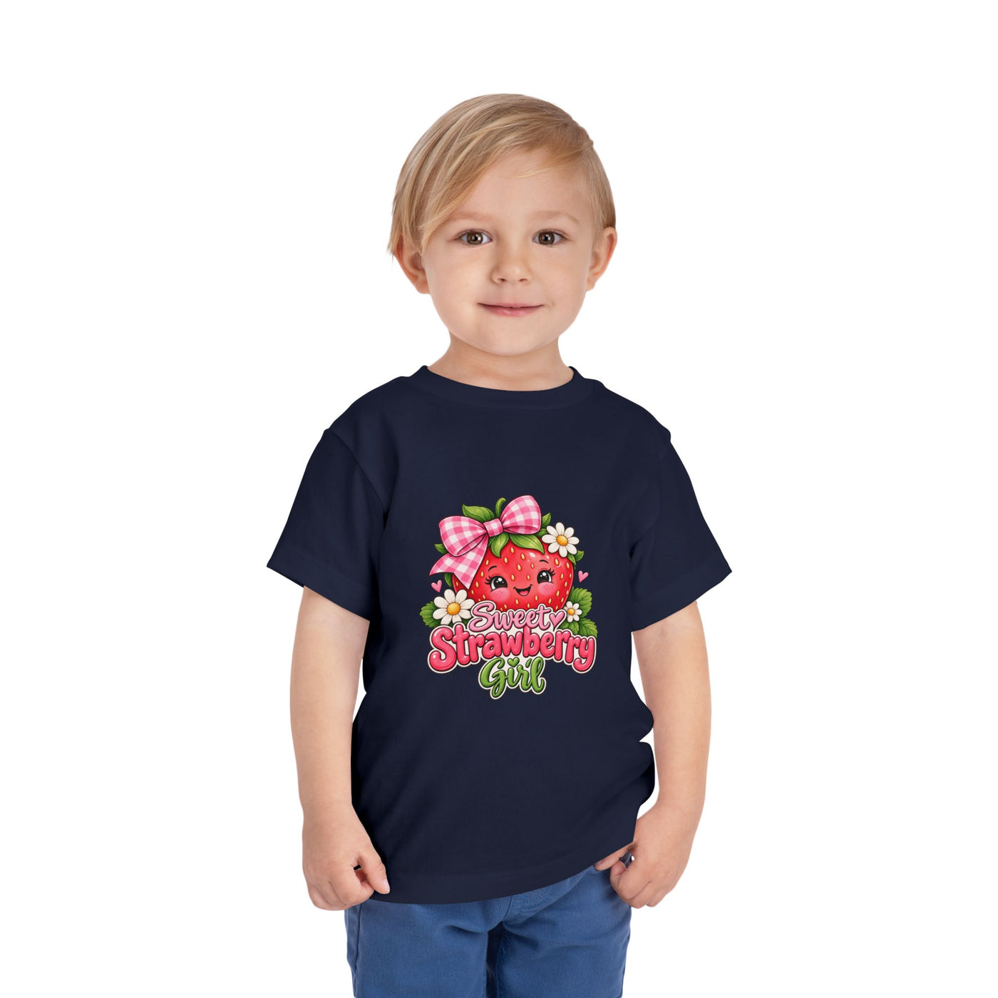 Sweet Strawberry Girl Toddler Tee
