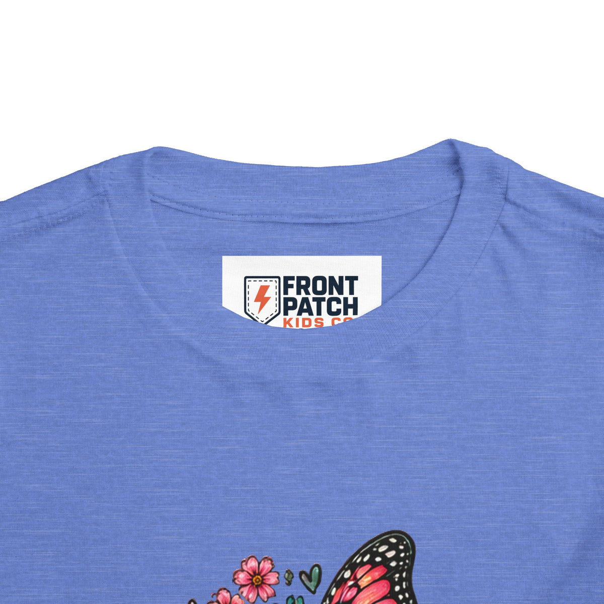 Toddler Tee — "Small Girl Big Dreams" Butterfly Floral Shirt