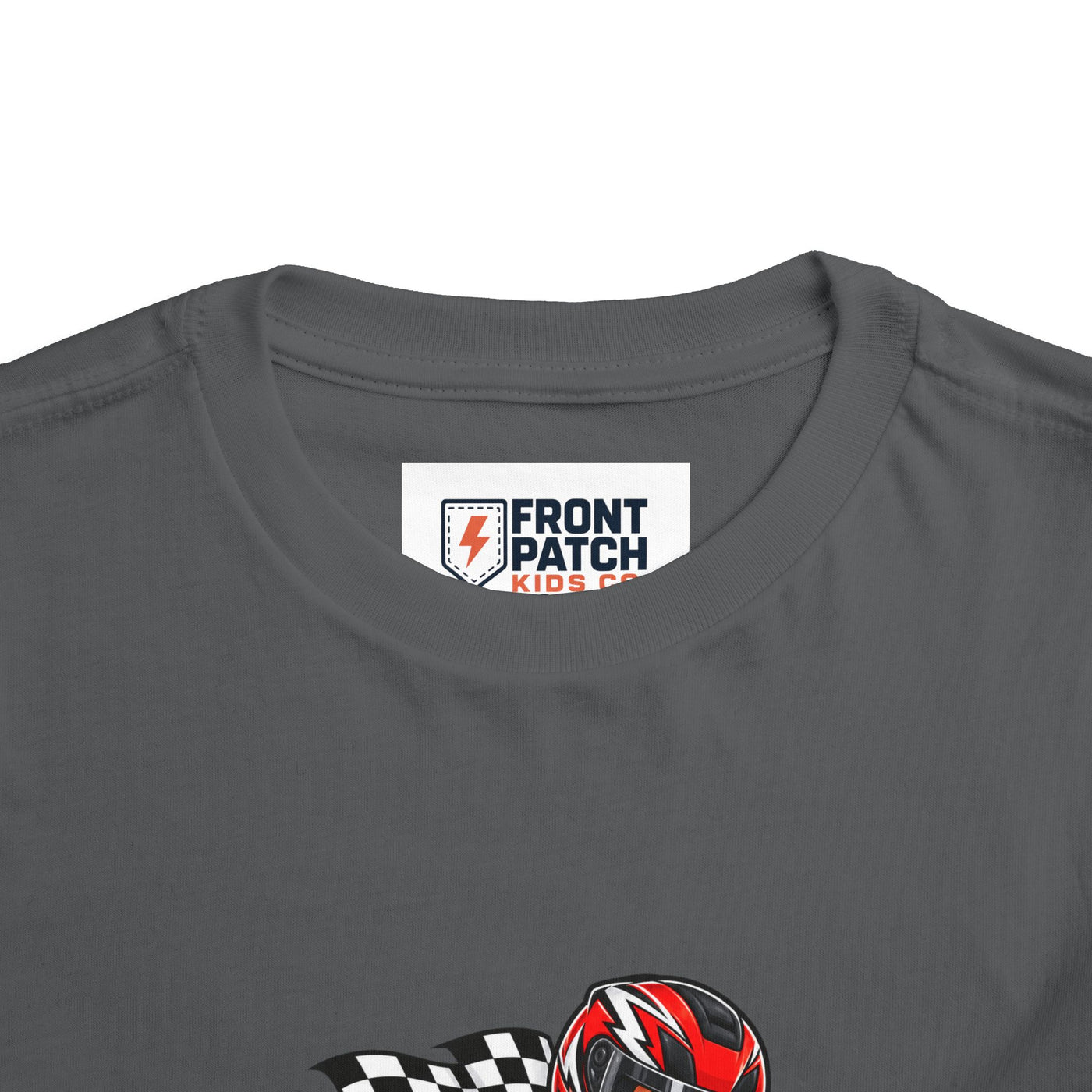 Toddler Tee — "Tiny Track Legend" Racing Car Graphic