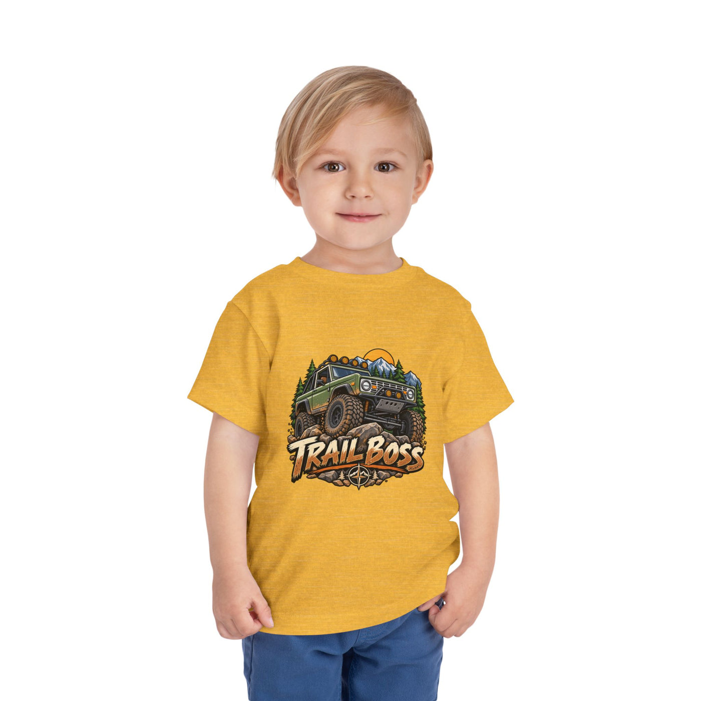 Toddler Tee - 'Trail Boss' Off-Road Jeep Graphic Shirt for Kids