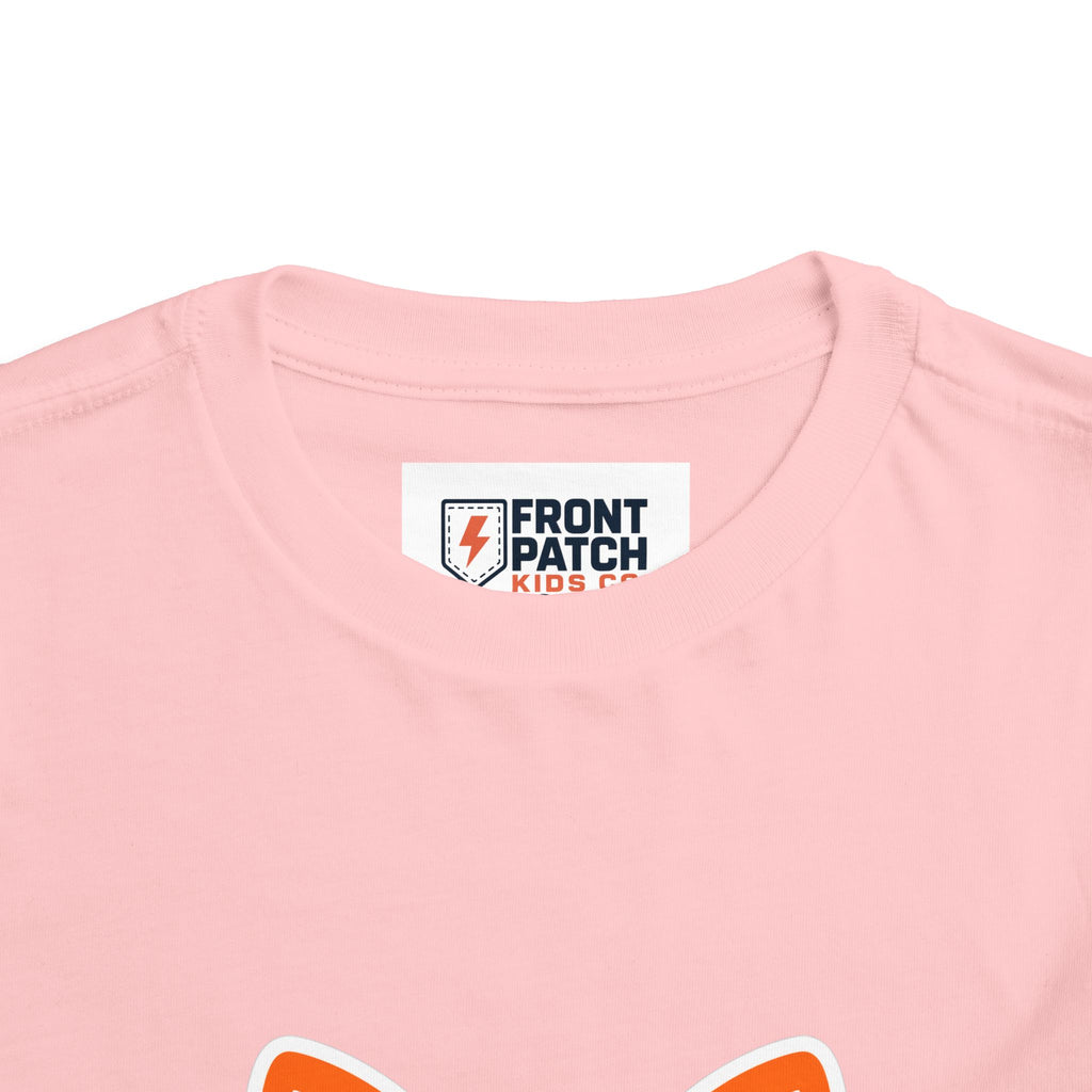 Toddler Tee — Cute Smiling Fox Face Kids Shirt