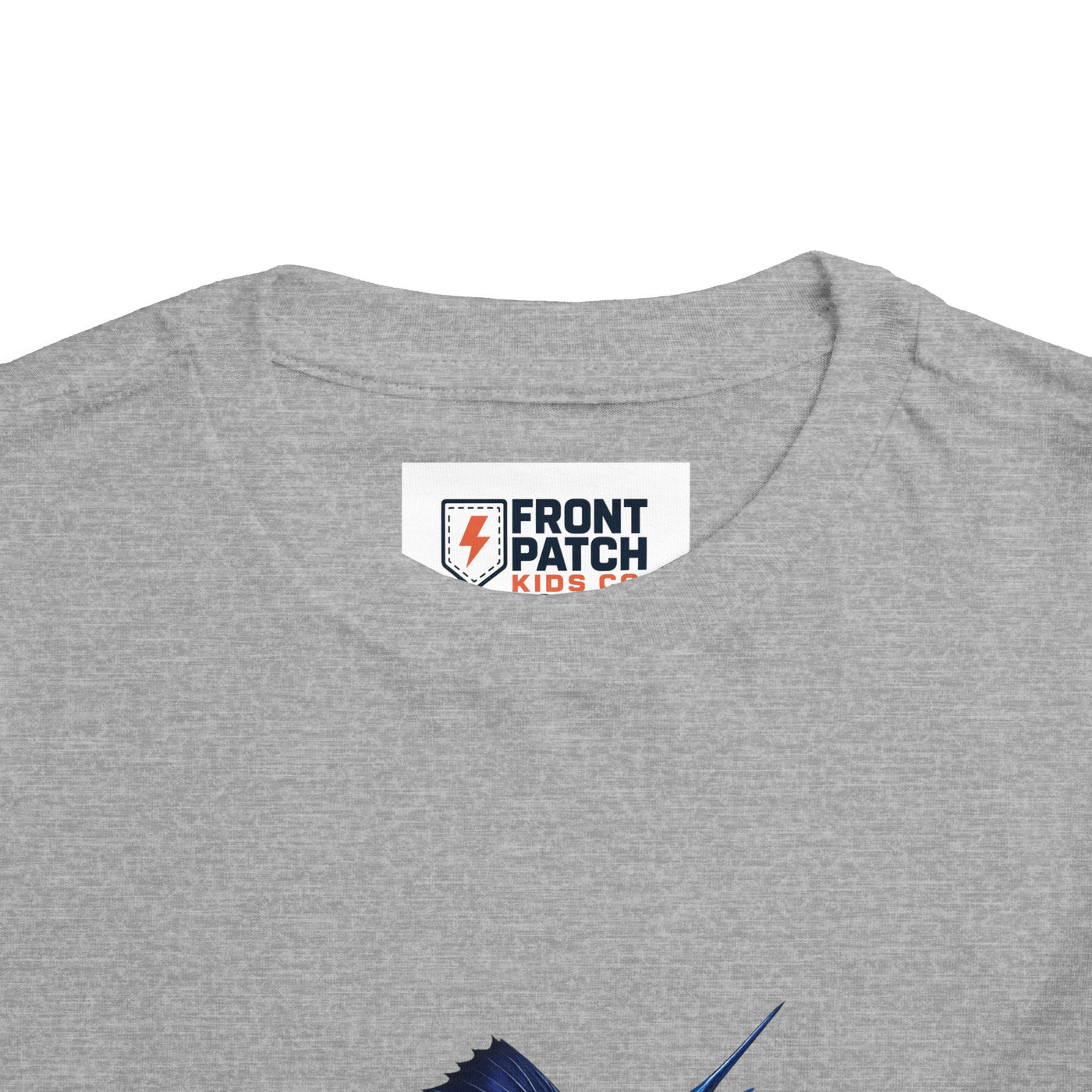 Toddler Tee – Blue Marlin Splash Fishing Shirt