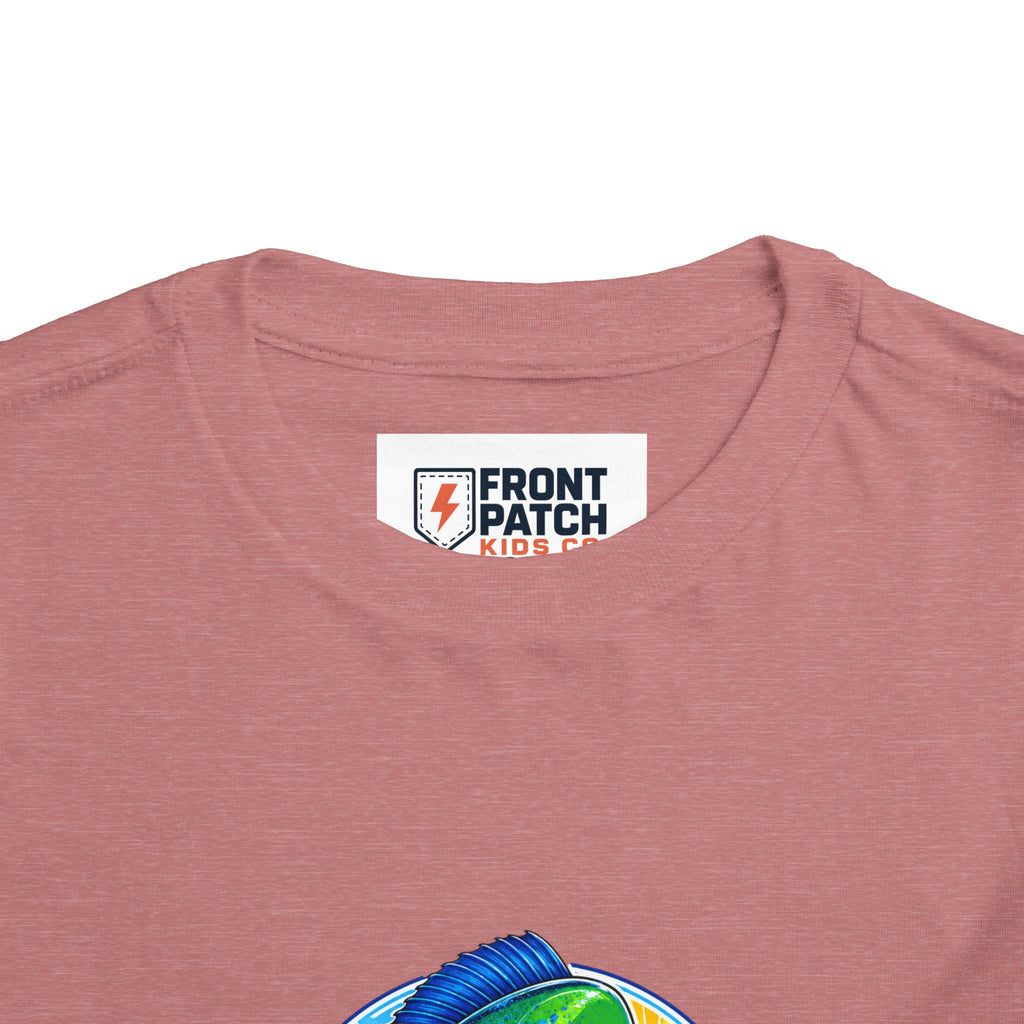 Toddler Tee — Colorful Mahi Mahi Fish Surf Ocean Graphic