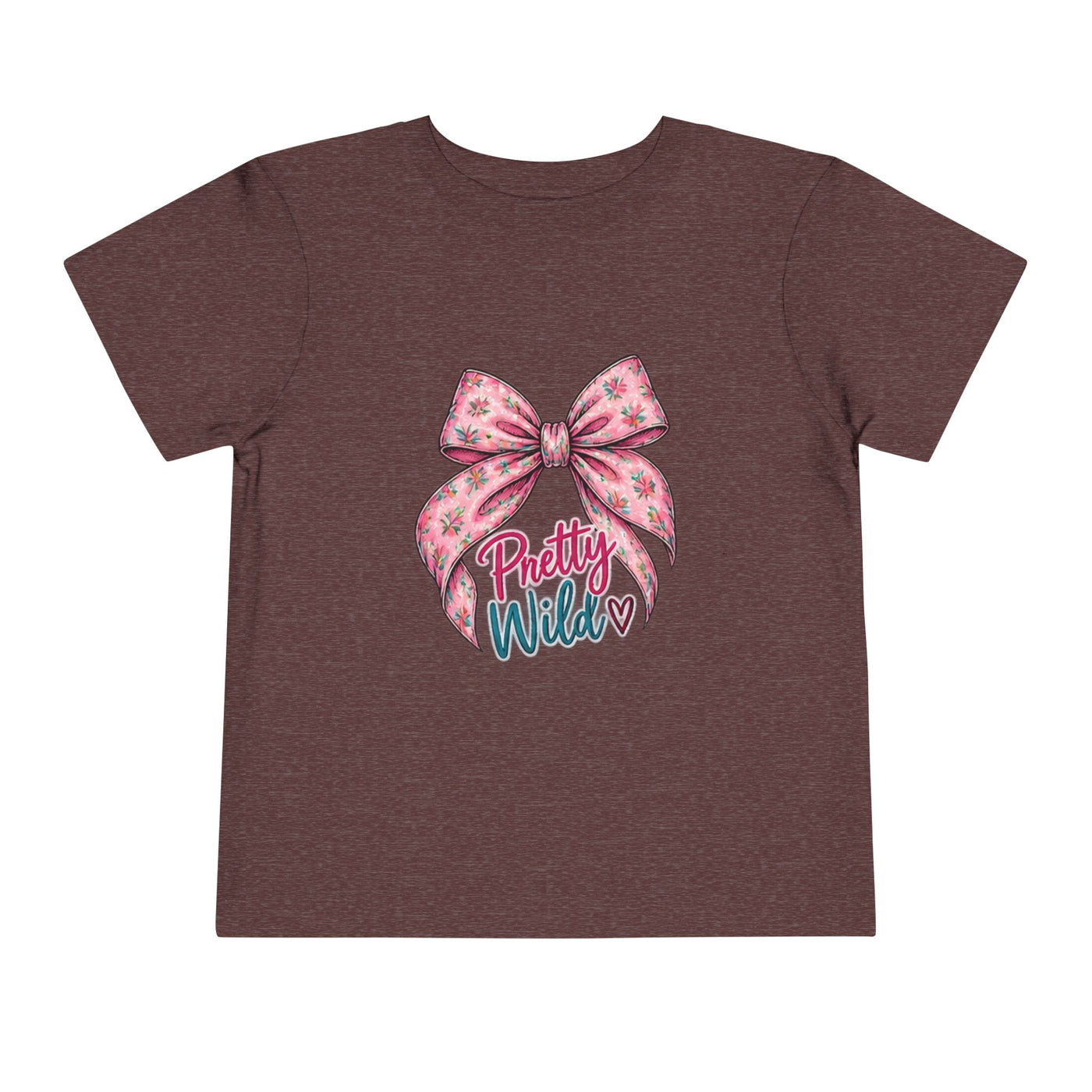 Toddler Tee — Pretty Wild Pink Bow Graphic