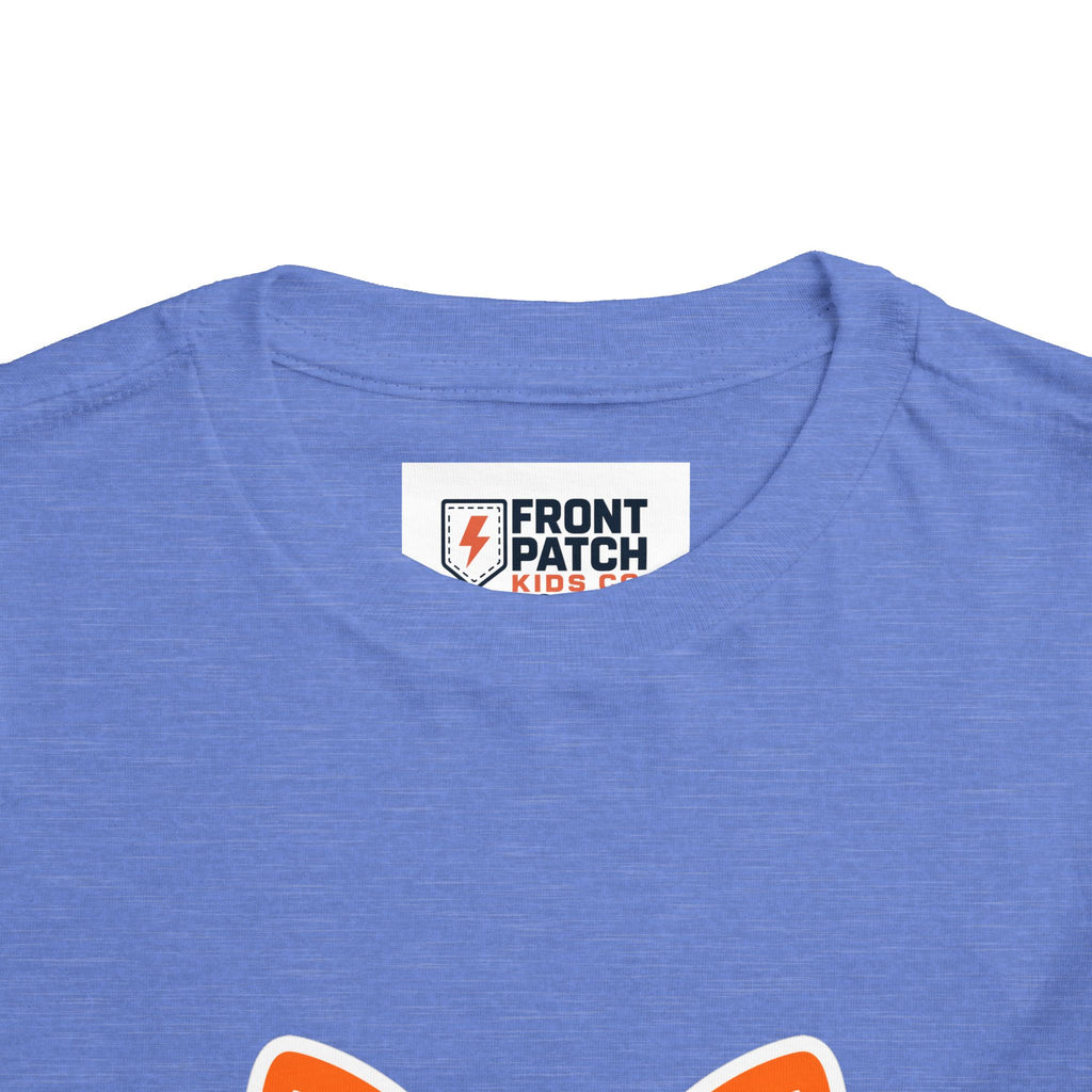 Toddler Tee — Cute Smiling Fox Face Kids Shirt