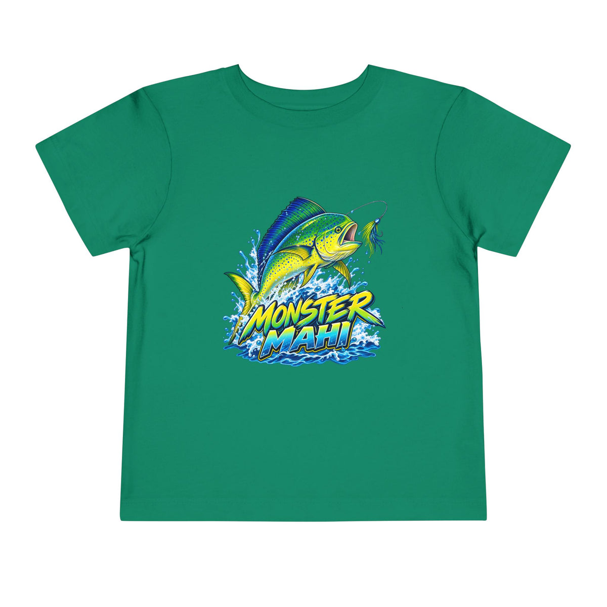 Toddler Tee — 'Monster Mahi' Fishing Graphic Kids Shirt