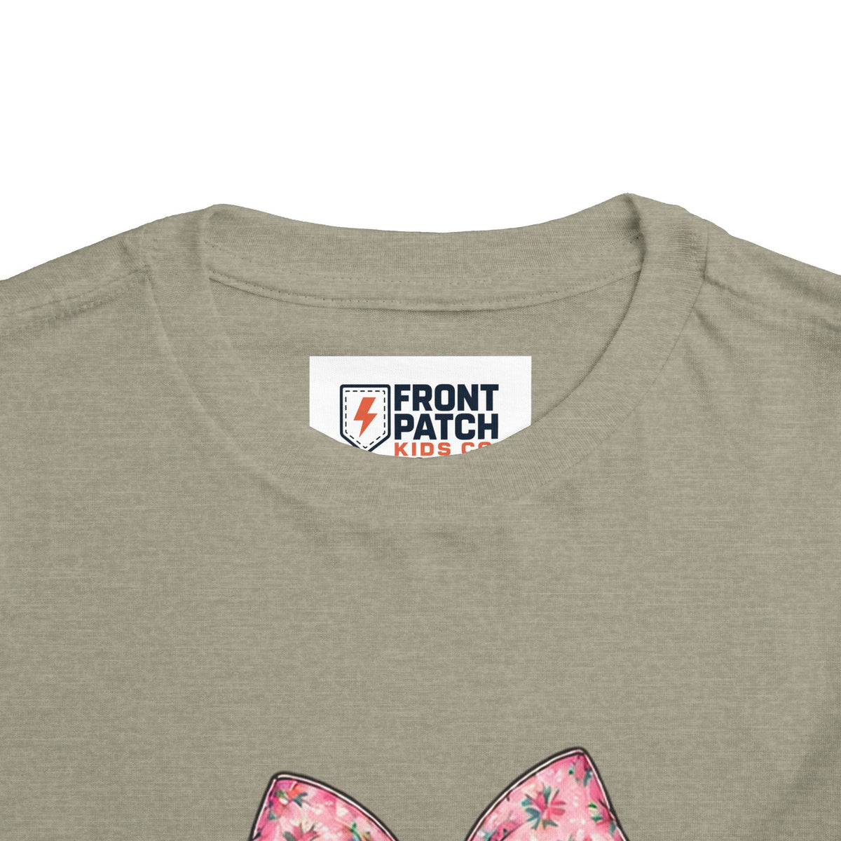 Toddler Tee — Pretty Wild Pink Bow Graphic