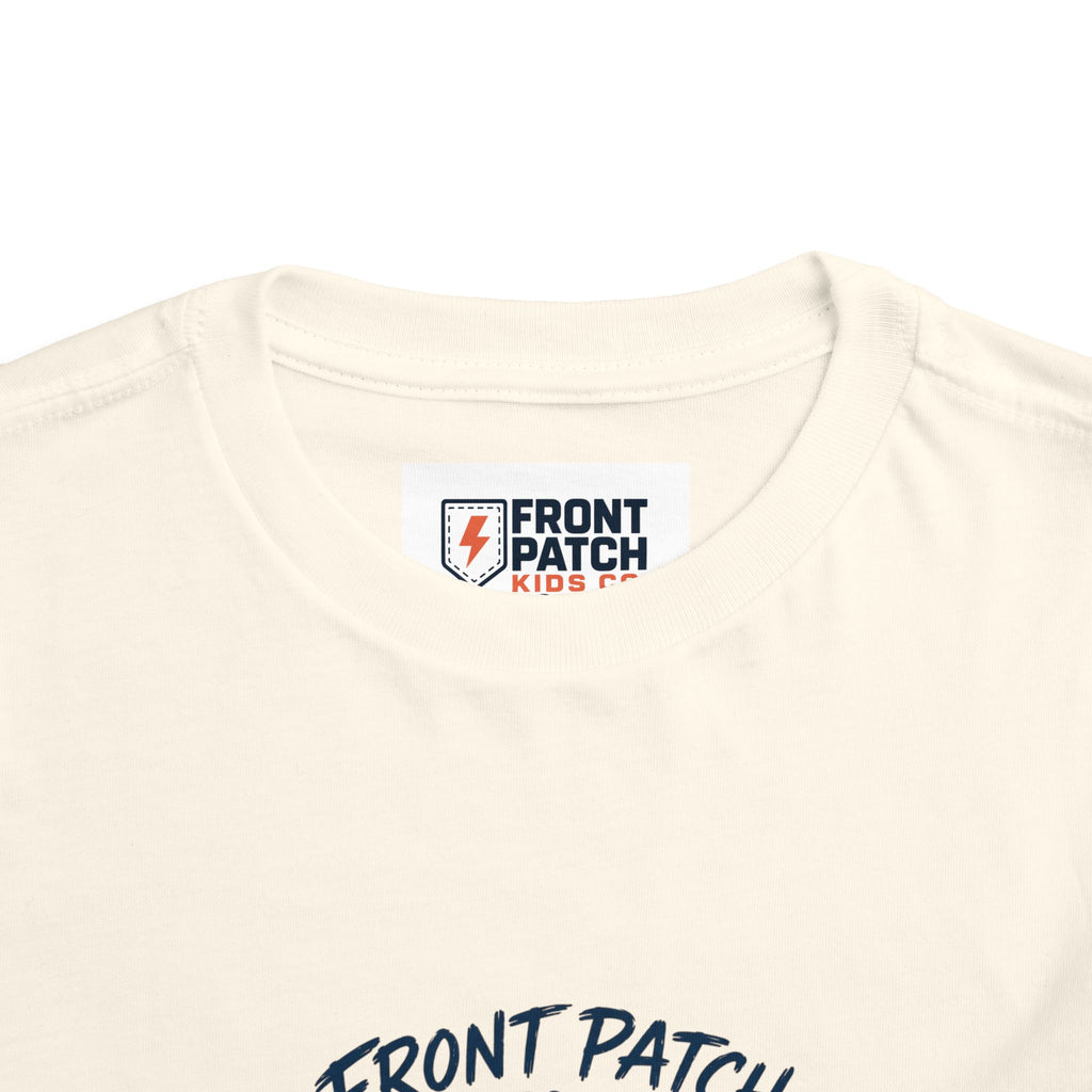 Toddler Shark Tee - "Front Patch" Ocean Shark Graphic Kids Shirt