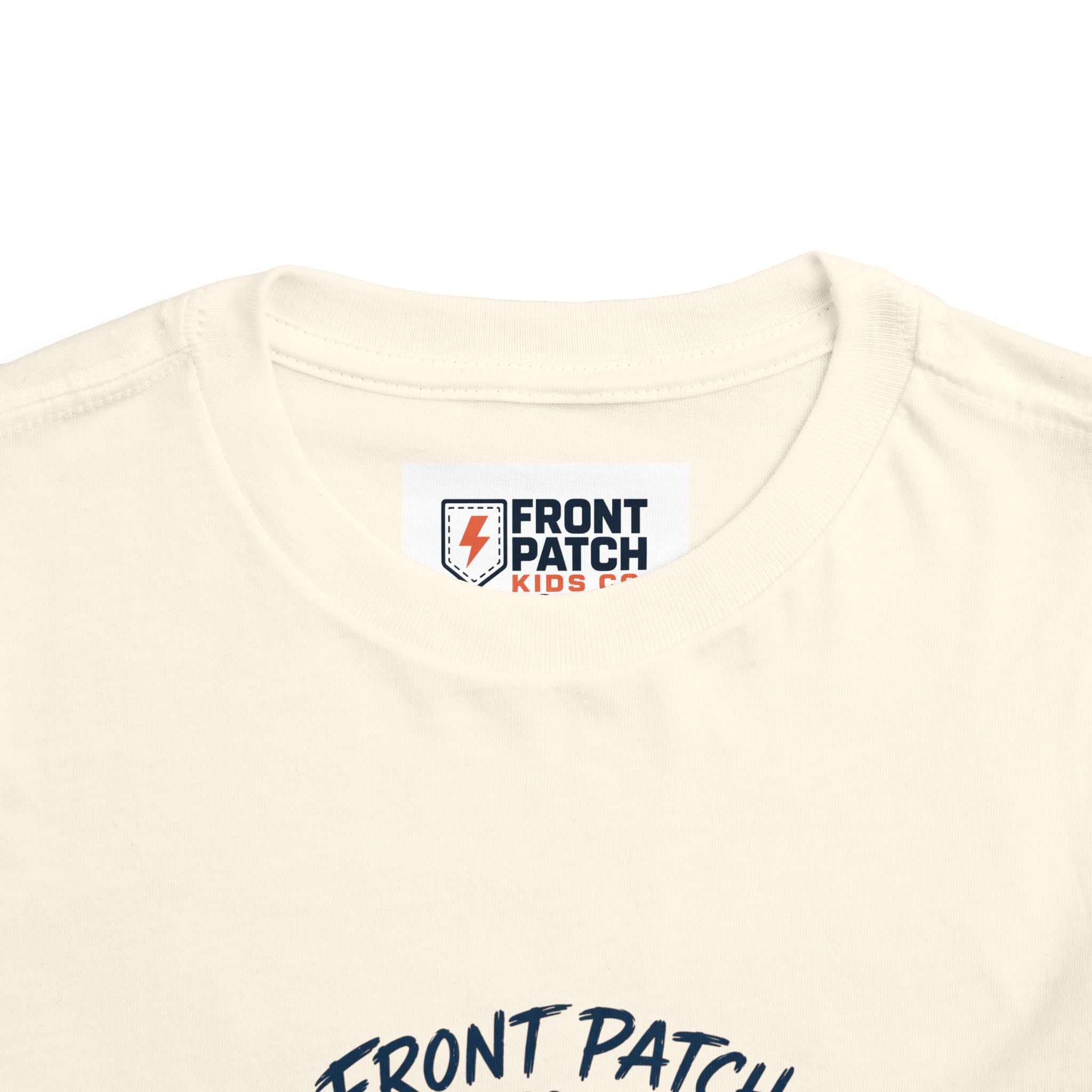 Toddler Shark Tee - "Front Patch" Ocean Shark Graphic Kids Shirt