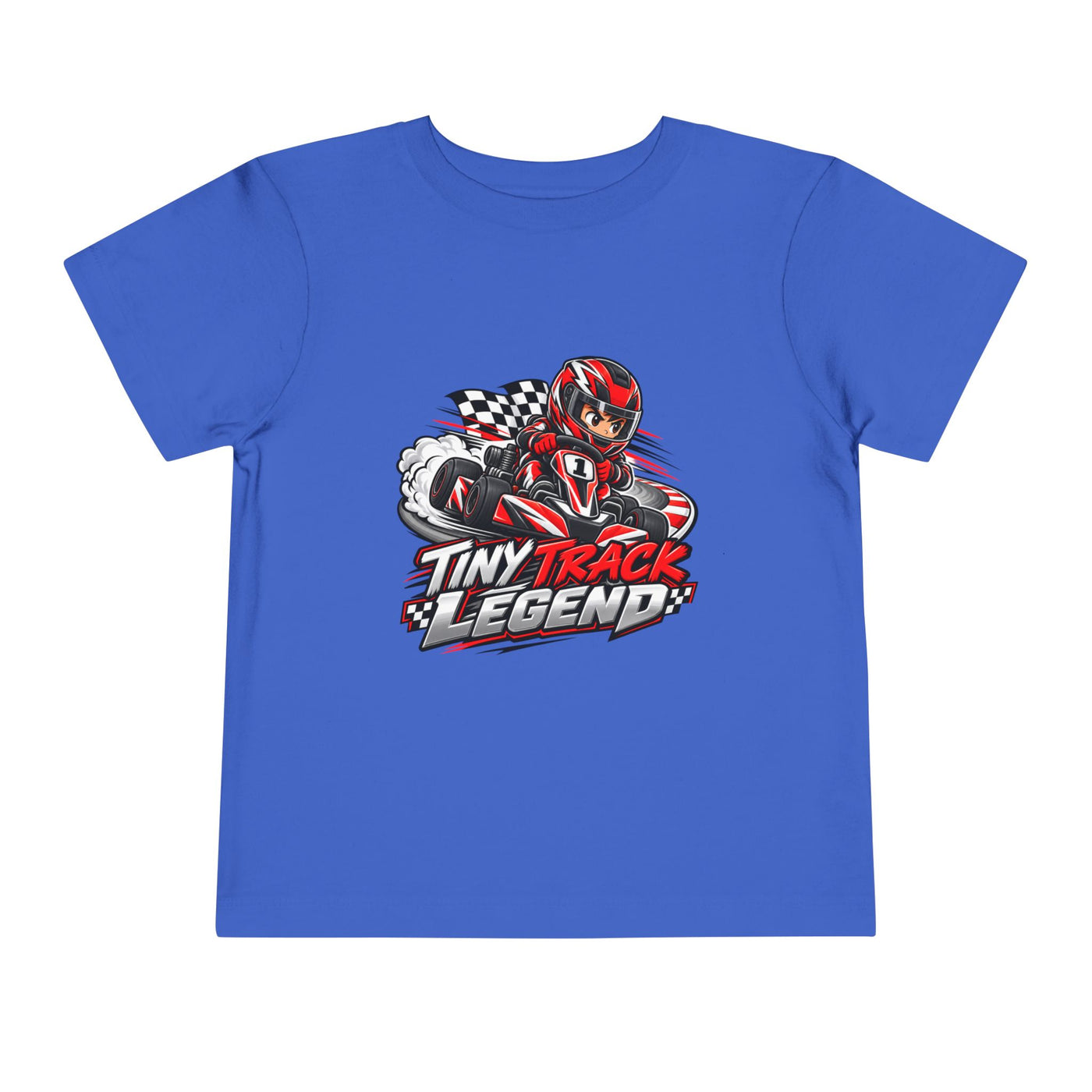 Toddler Tee — "Tiny Track Legend" Racing Car Graphic