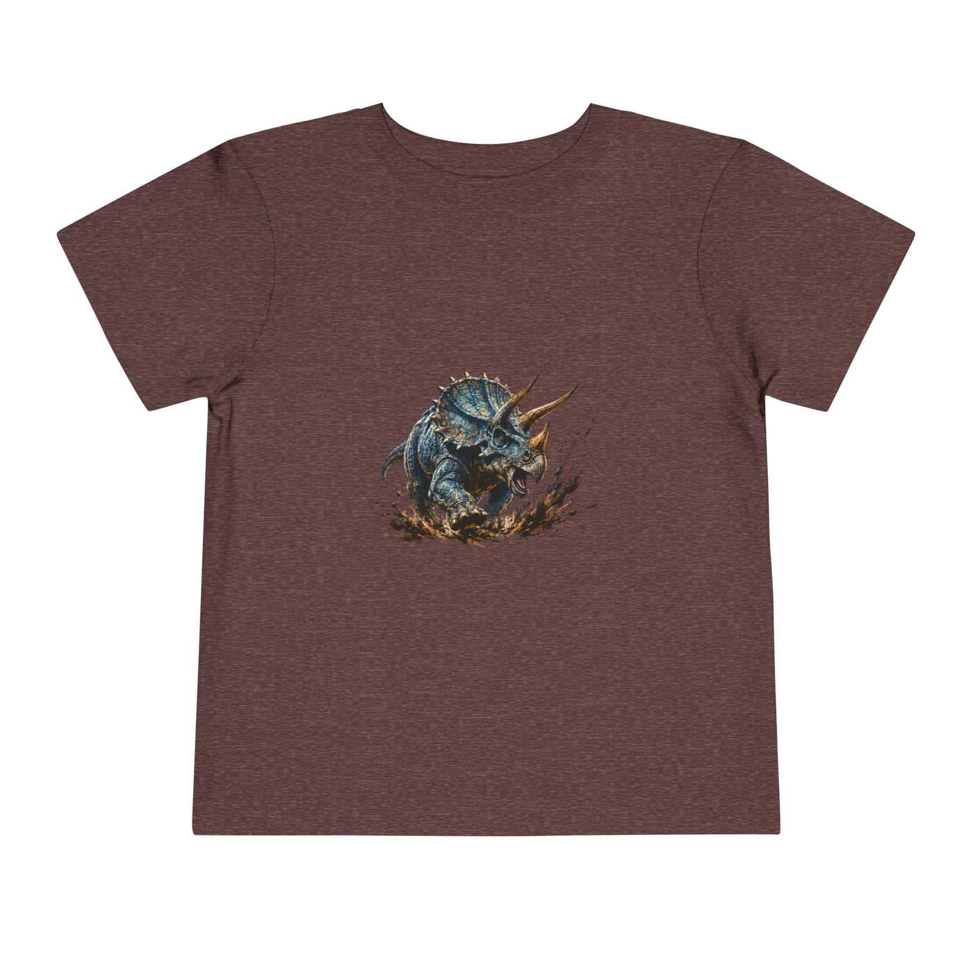 Toddler Tee — Mud-Splash Triceratops Dino Shirt for Kids