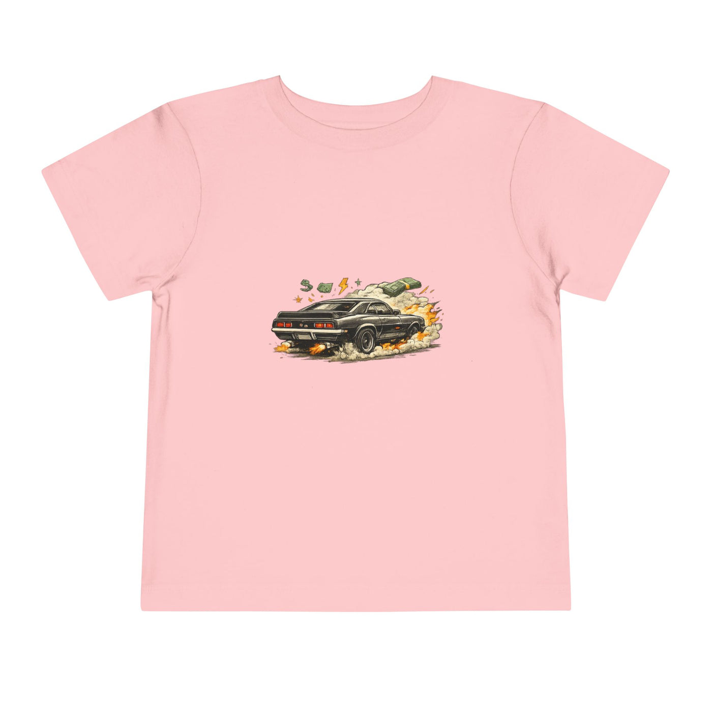 Toddler Tee — Vintage Muscle Car Racing Graphic Shirt