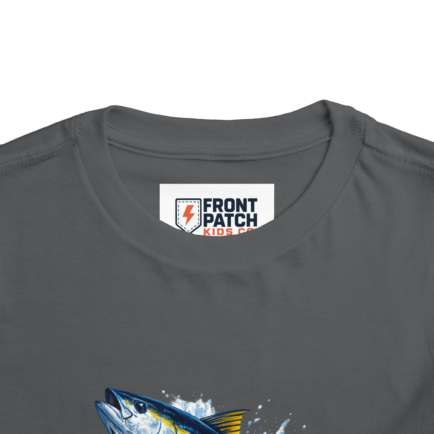 Toddler Tee — Leaping Yellowfin Tuna Splash Graphic