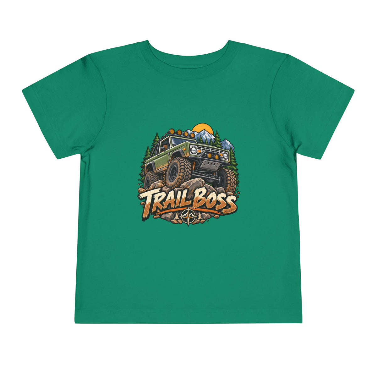 Toddler Tee - 'Trail Boss' Off-Road Jeep Graphic Shirt for Kids