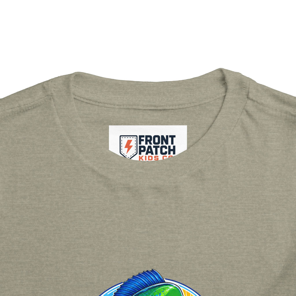 Toddler Tee — Colorful Mahi Mahi Fish Surf Ocean Graphic