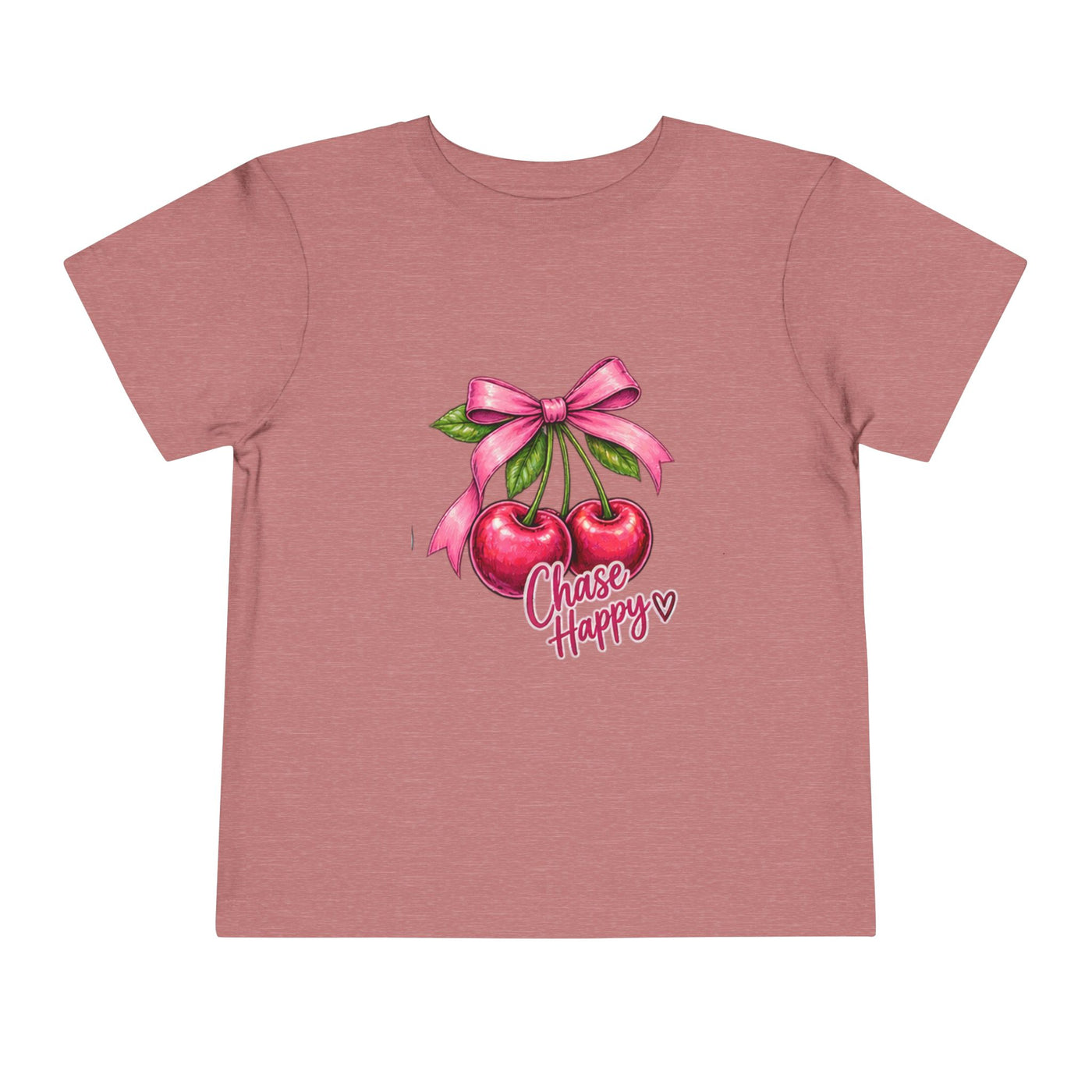 Toddler Tee - "Chase Happy" Cherries Graphic