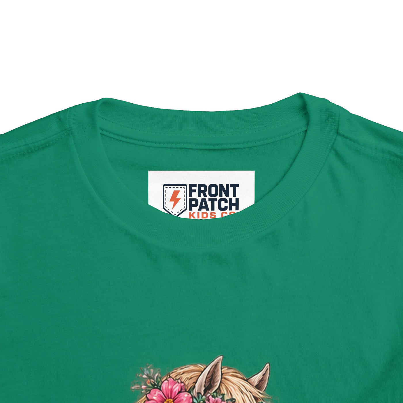 Toddler Tee — Floral Horse "Kind Hearts Bright Days" Cute Pony Shirt