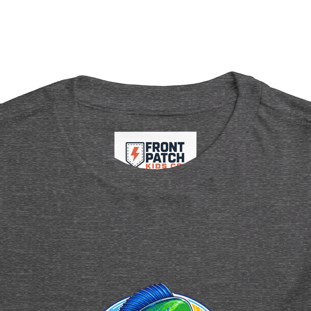 Toddler Tee — Colorful Mahi Mahi Fish Surf Ocean Graphic