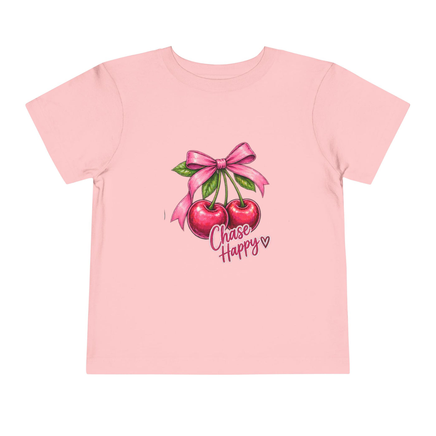 Toddler Tee - "Chase Happy" Cherries Graphic