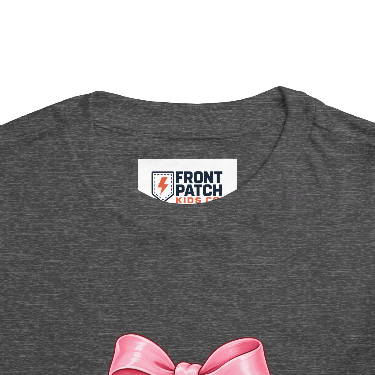Toddler Cherry Happy Tee — Cute Pink Bow Cherries Kids Shirt