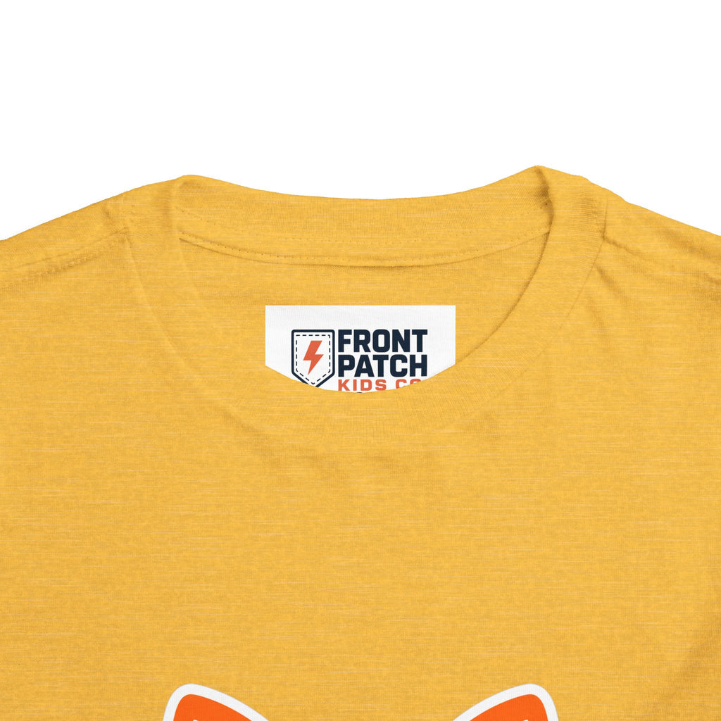 Toddler Tee — Cute Smiling Fox Face Kids Shirt