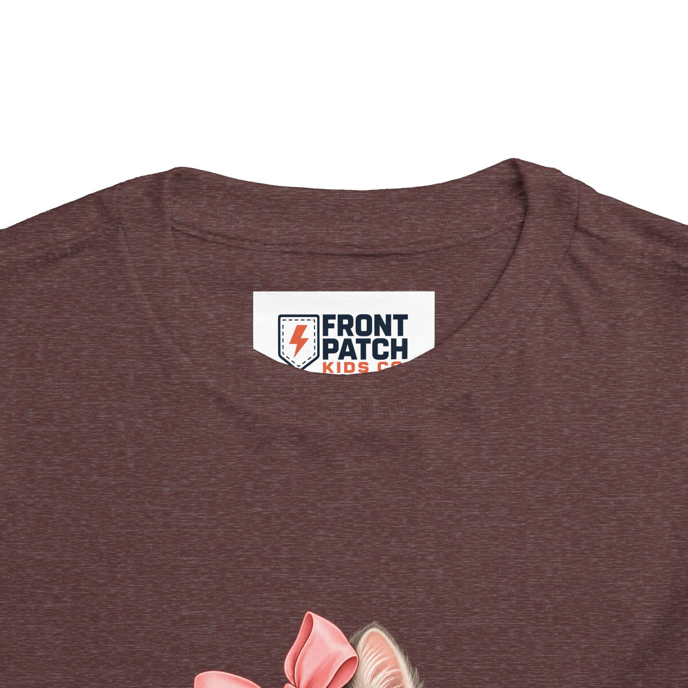 Toddler Tee — "Kitten Club" Cute Floral Bow Cat Shirt