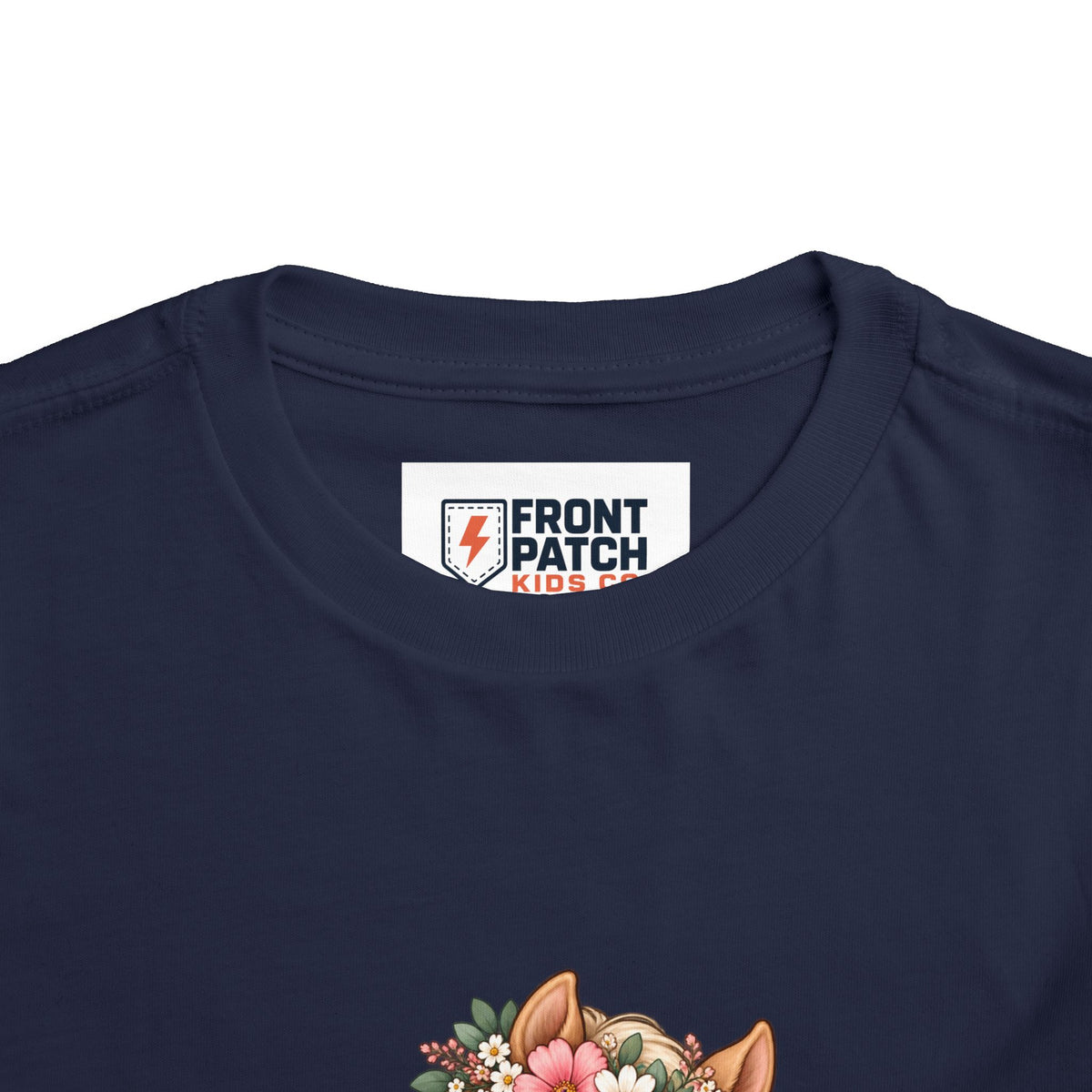Toddler Tee — Floral Corgi "Pony Posse" Cute Dog Graphic