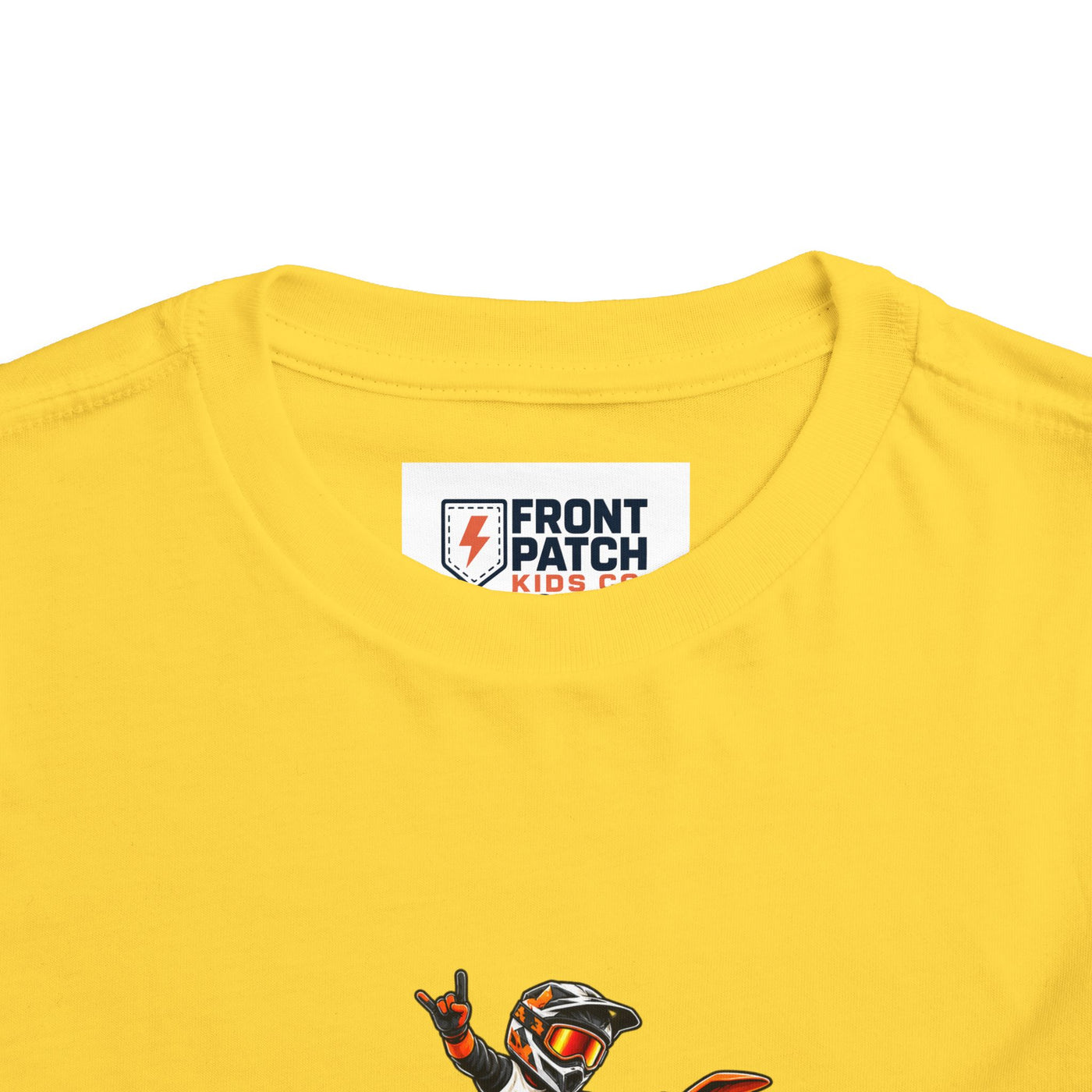 Toddler Tee — "Full Send" Dirt Bike Graphic