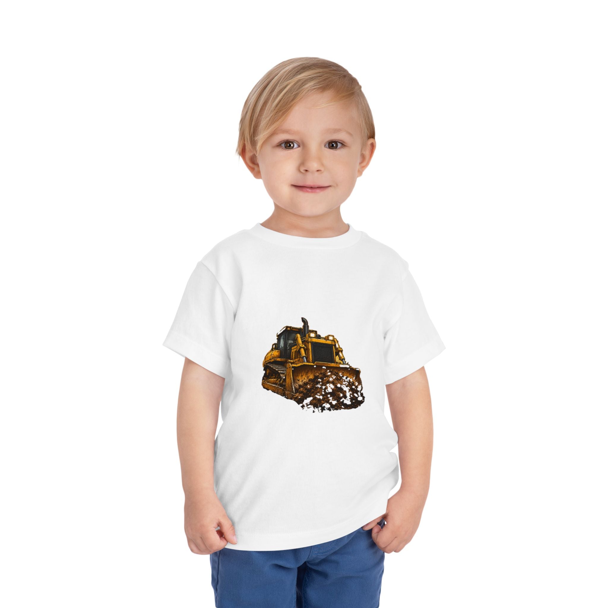 Toddler Bulldozer Tee - Construction Truck Kids Shirt
