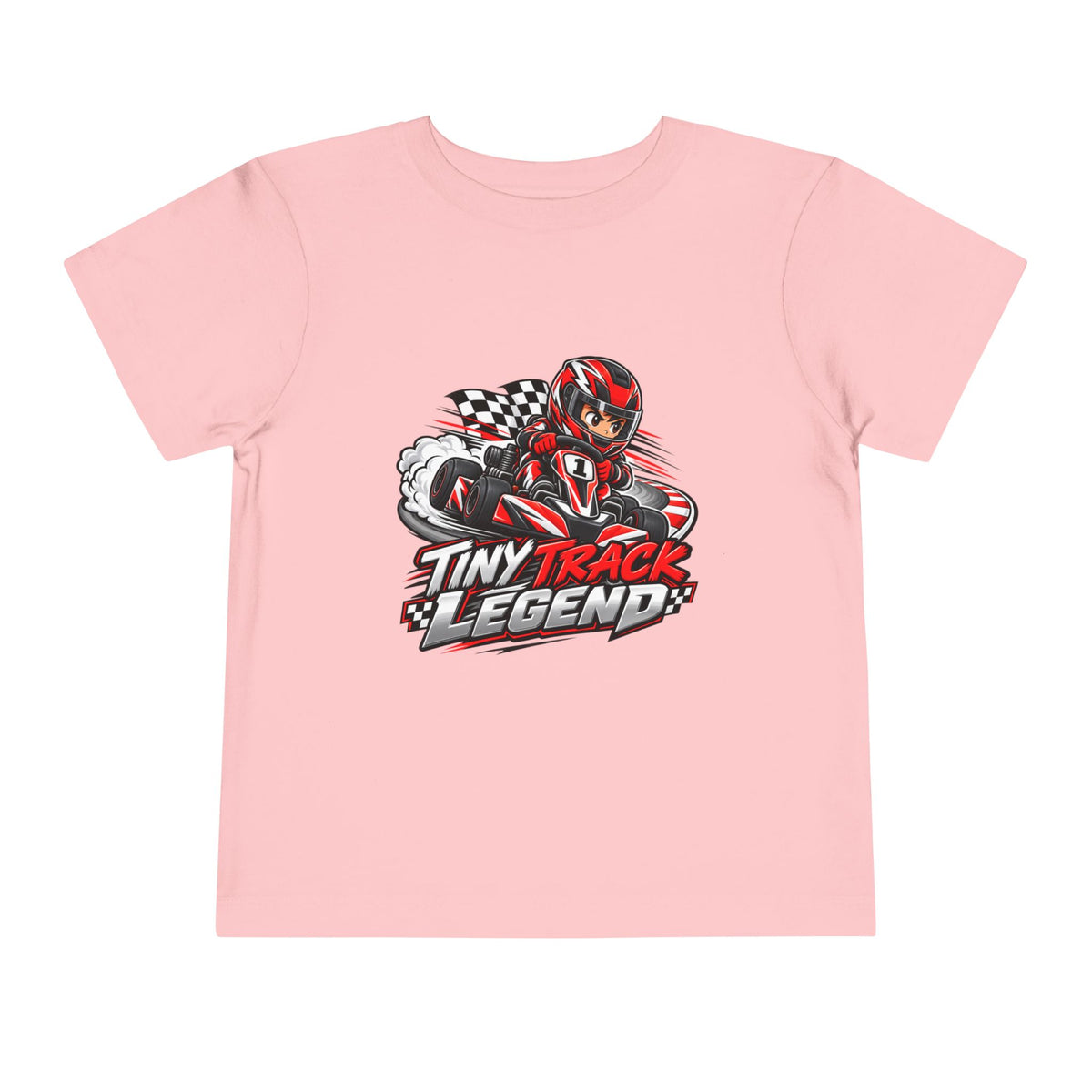 Toddler Tee — "Tiny Track Legend" Racing Car Graphic