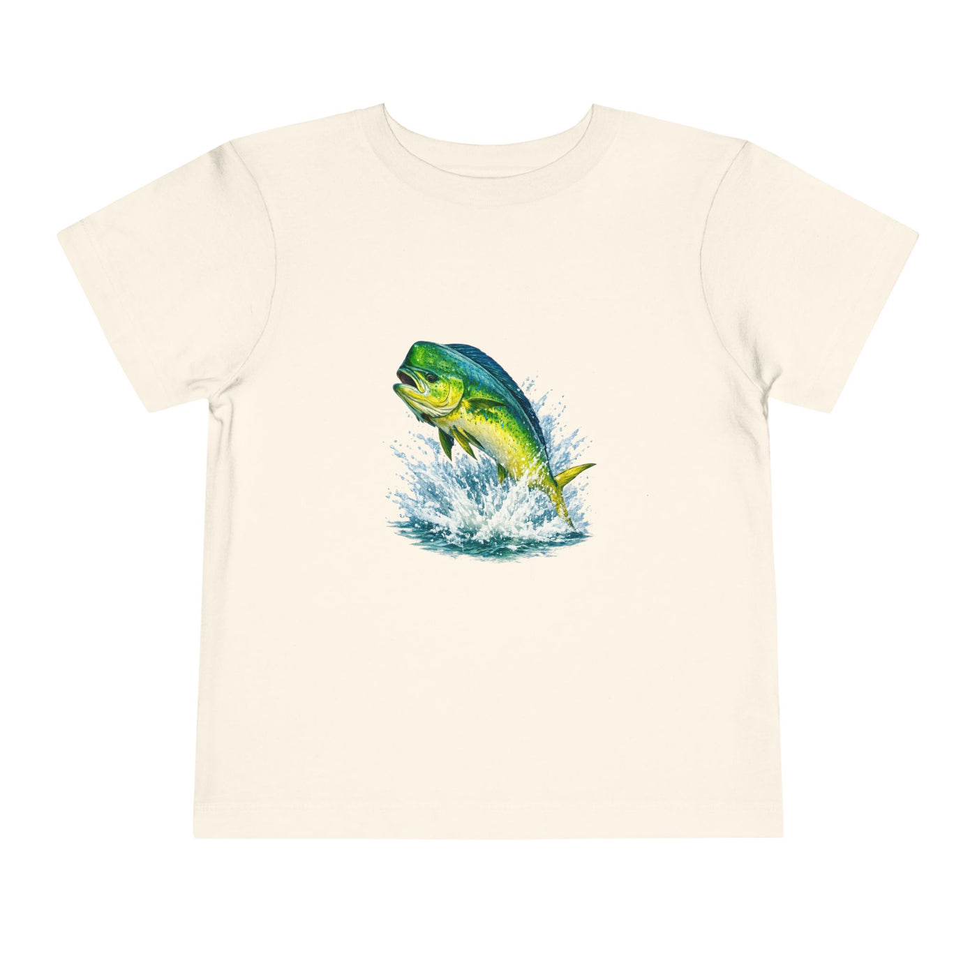 Toddler Tee — Colorful Leaping Mahi Mahi Fish Graphic