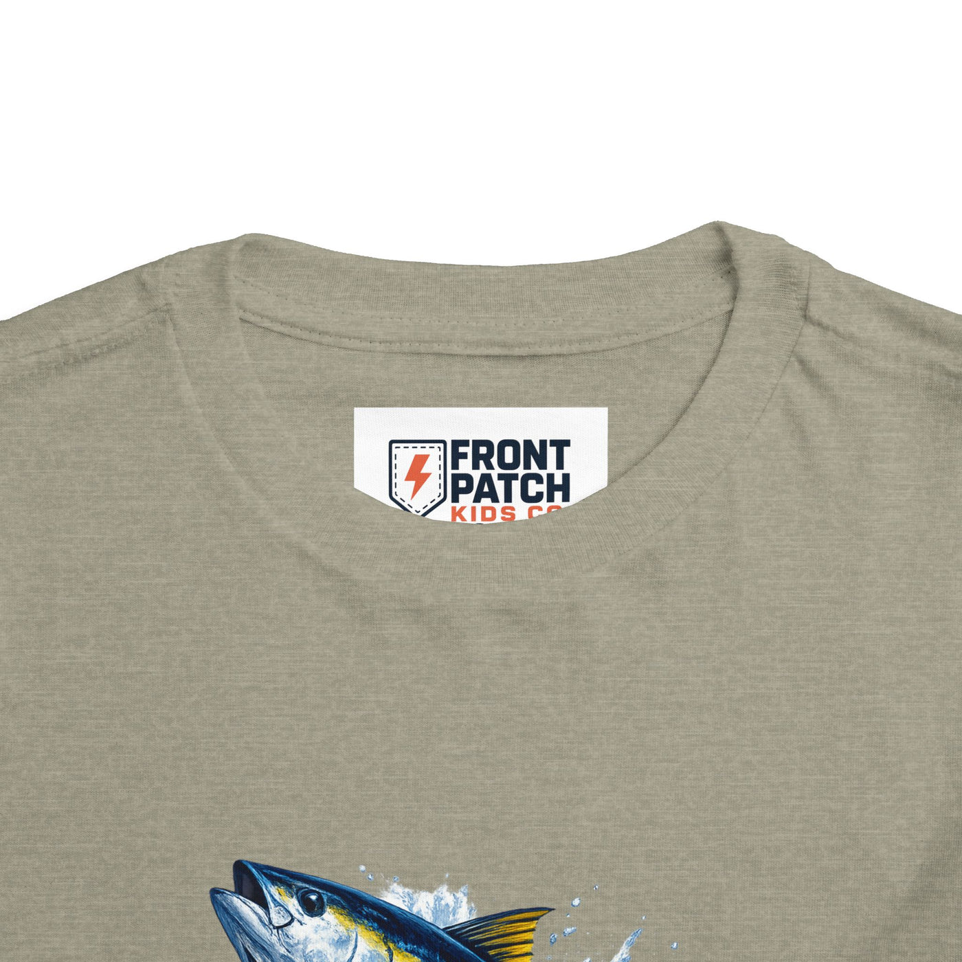 Toddler Tee — Leaping Yellowfin Tuna Splash Graphic