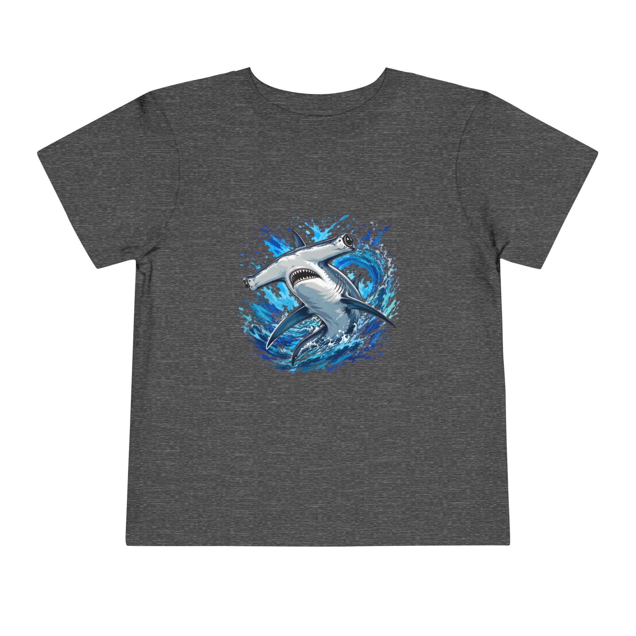 Toddler Shark T-Shirt – Playful Hammerhead Splash Tee for Kids