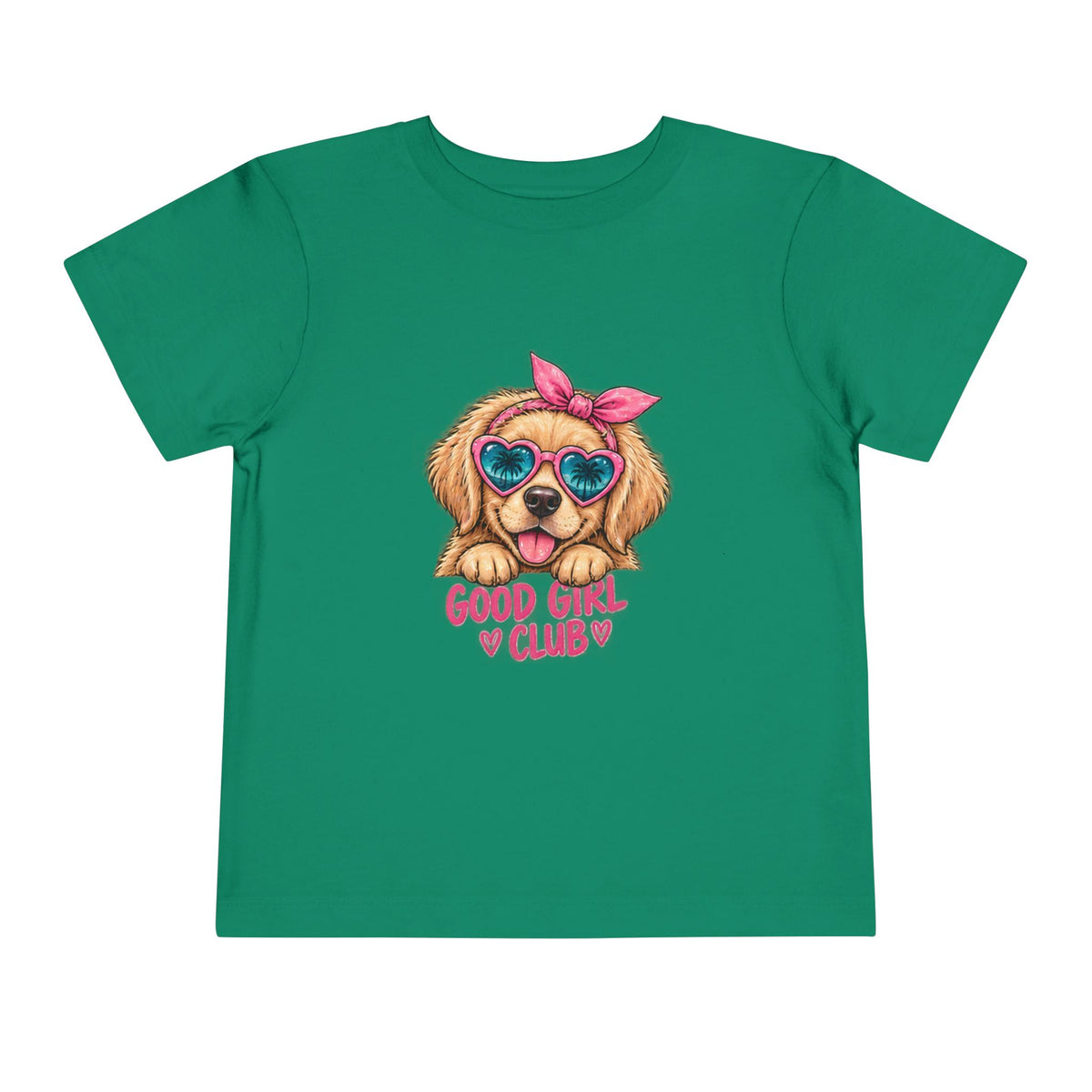 Toddler Tee — "Good Girl Club" Puppy Graphic Kids T‑Shirt